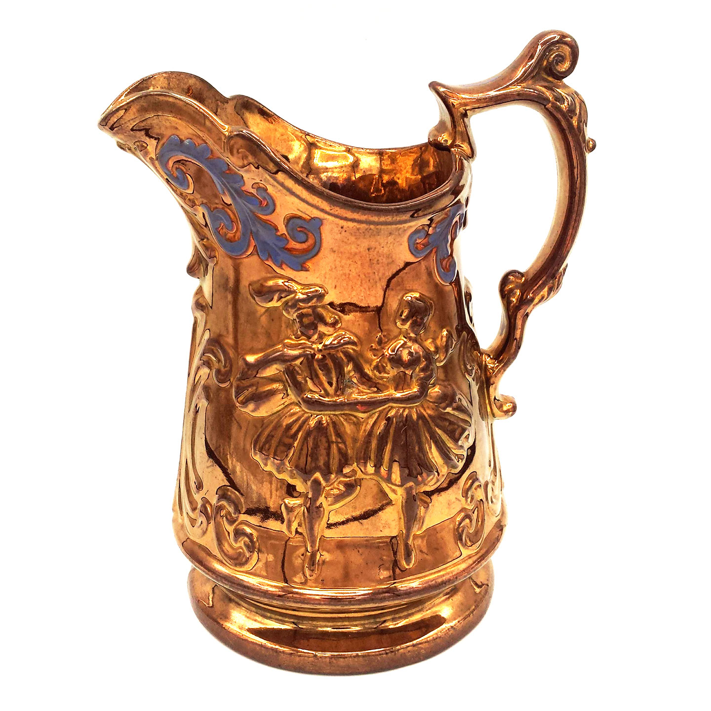 Dancing Couple Copper Jug