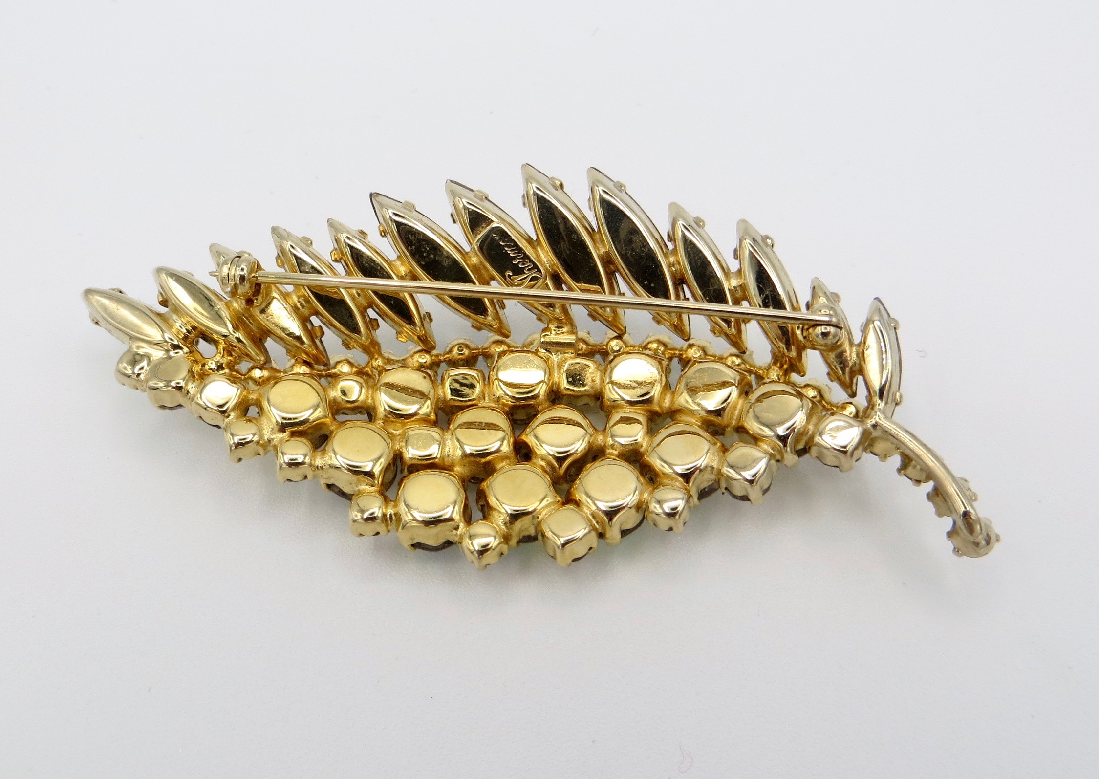 Sherman Leaf Brooch