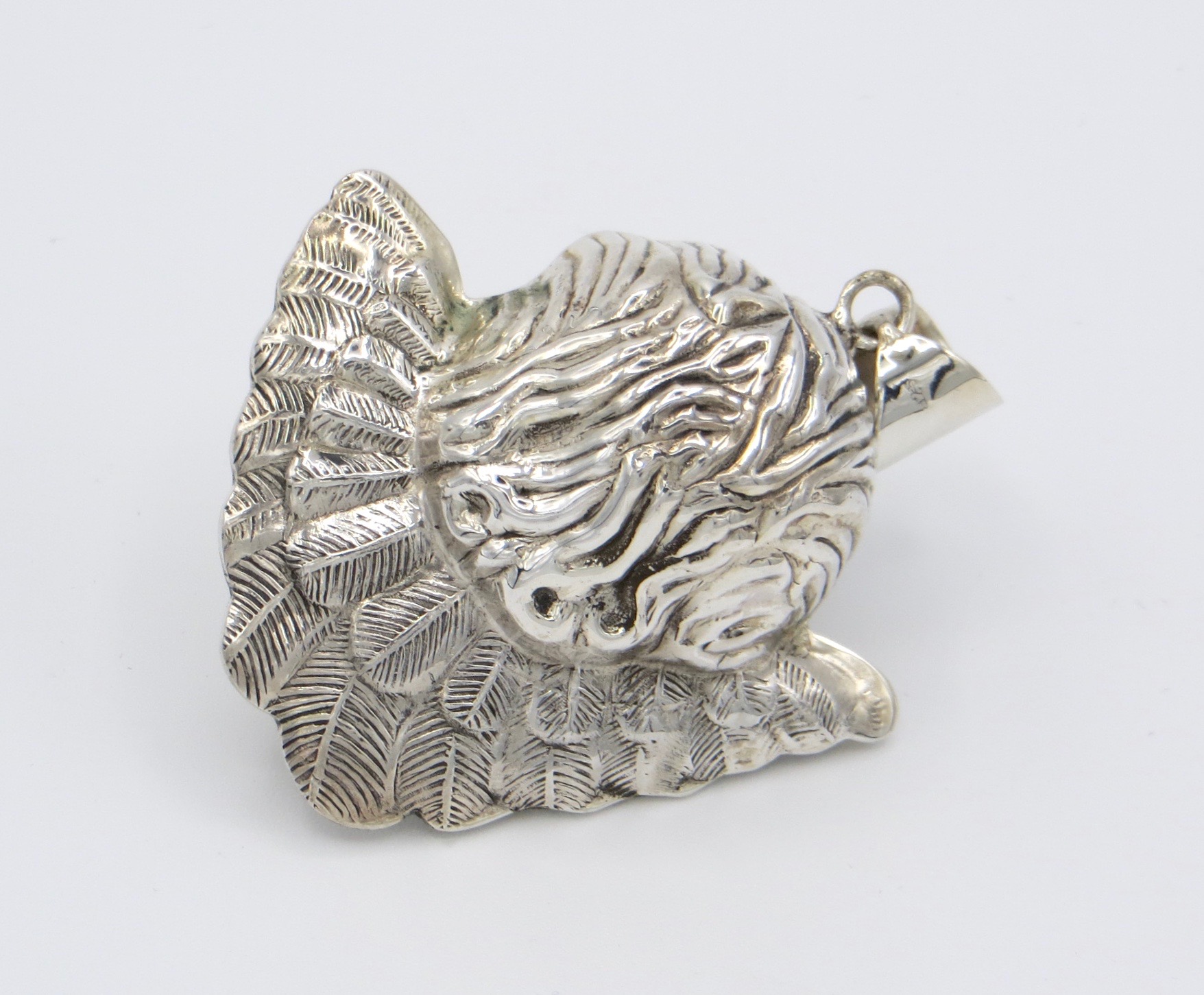 Silver Cherub Pendant