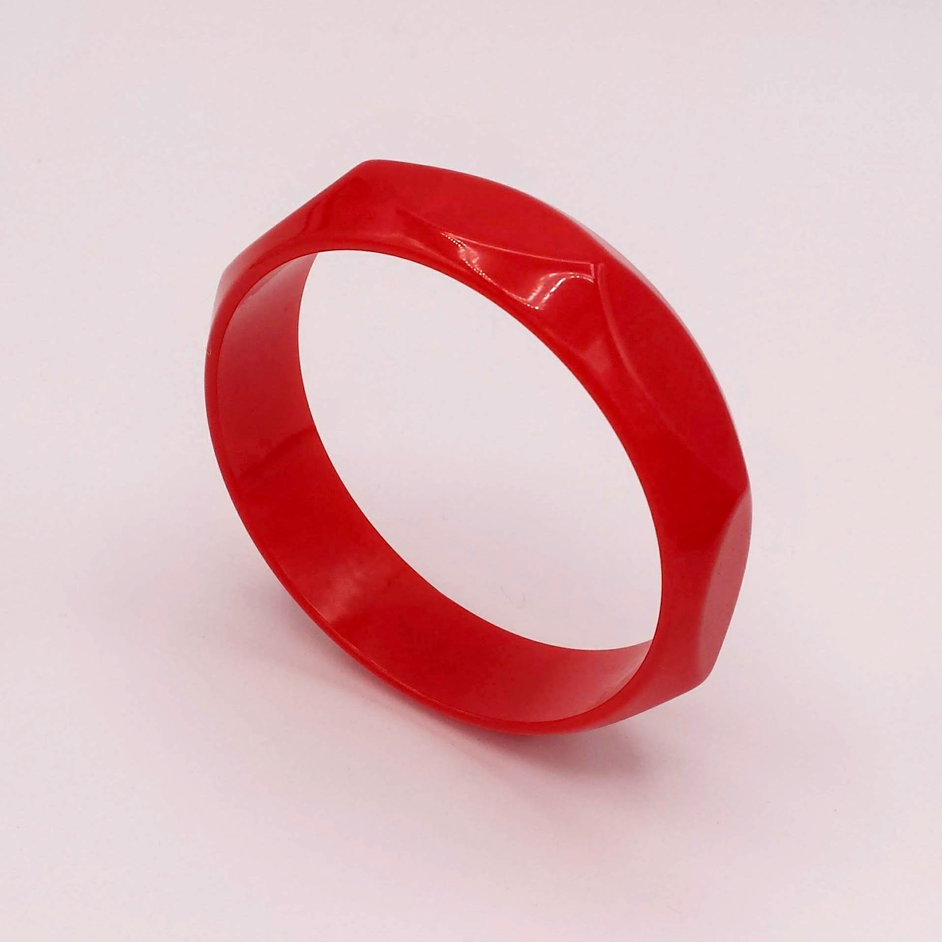 Red Bakelite Bracelet