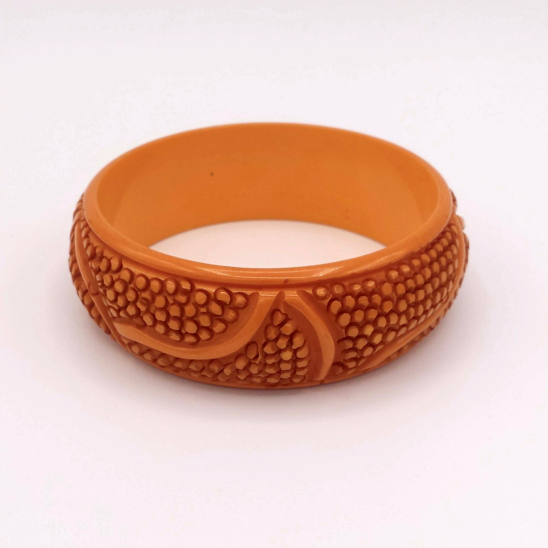 Carved Bakelite Bangle