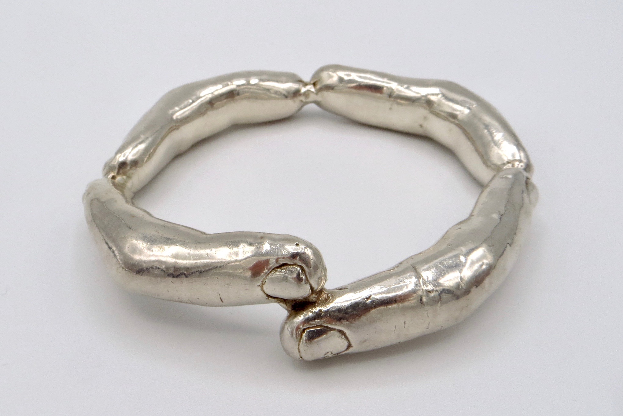 Figural Silver Bracelet