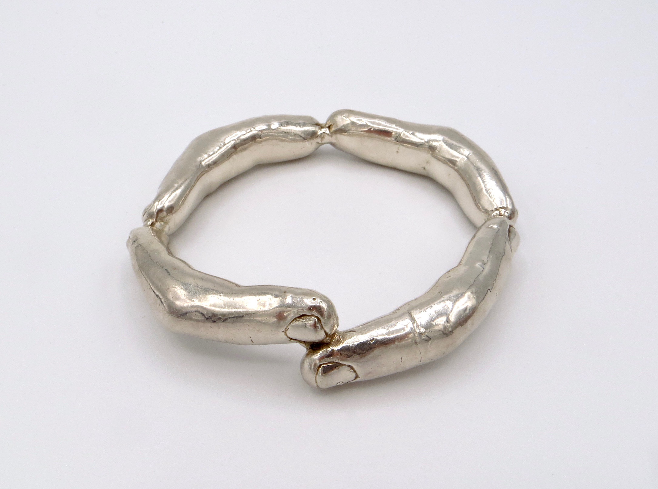 Figural Silver Bracelet