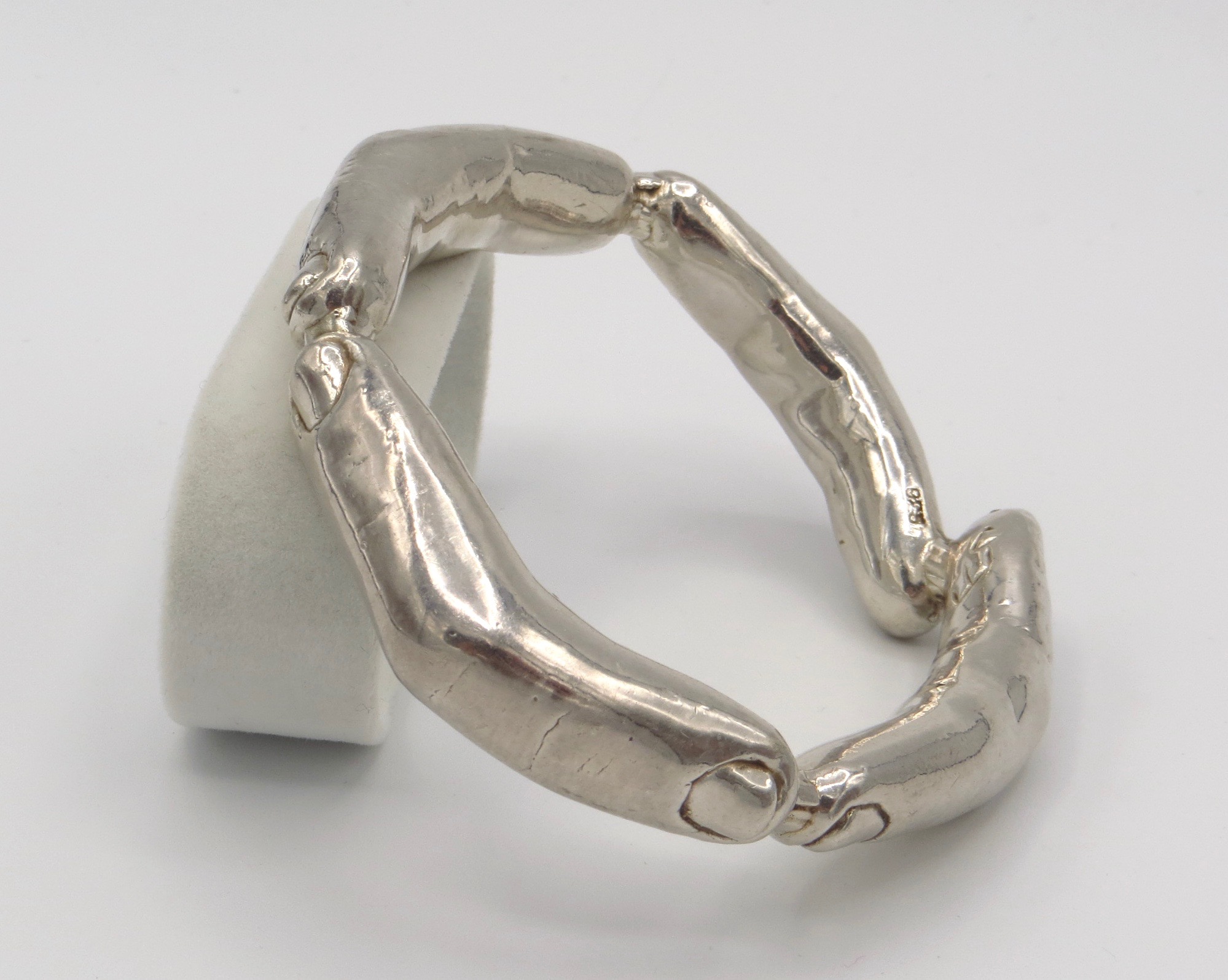 Figural Silver Bracelet