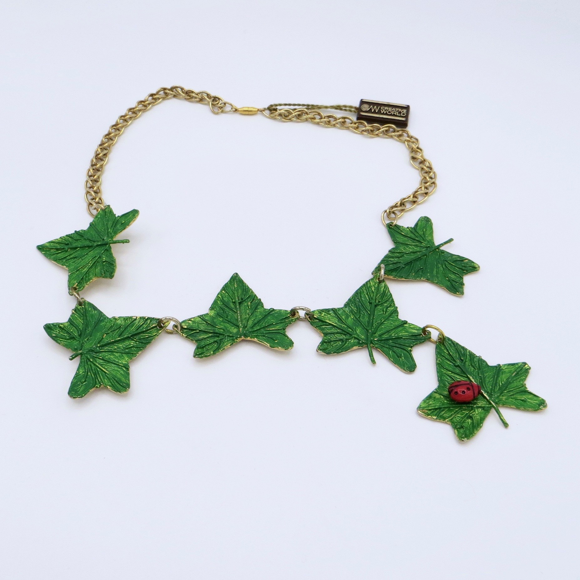 Italian Leaf Necklace