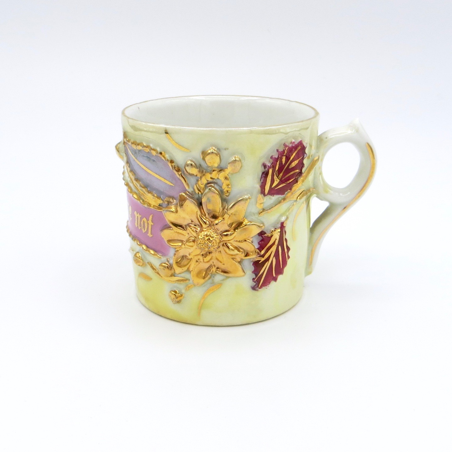 Green "Forget Me Not" Mug