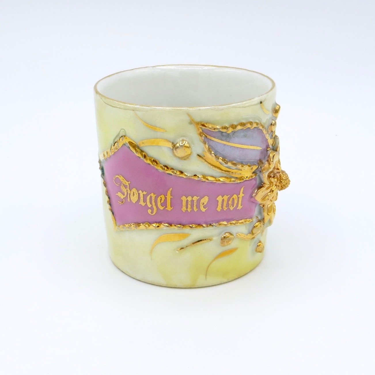 Green "Forget Me Not" Mug