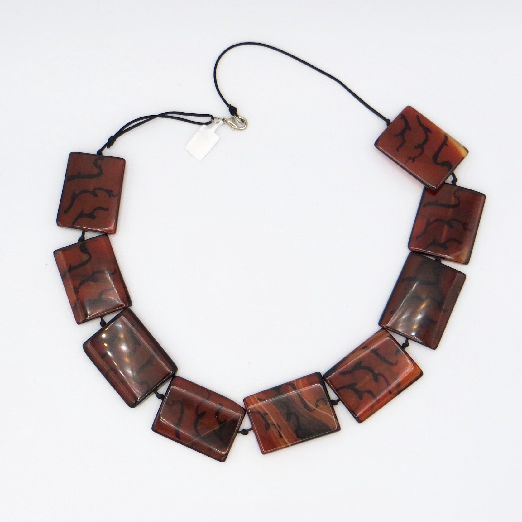 Glass Rectangle Necklace