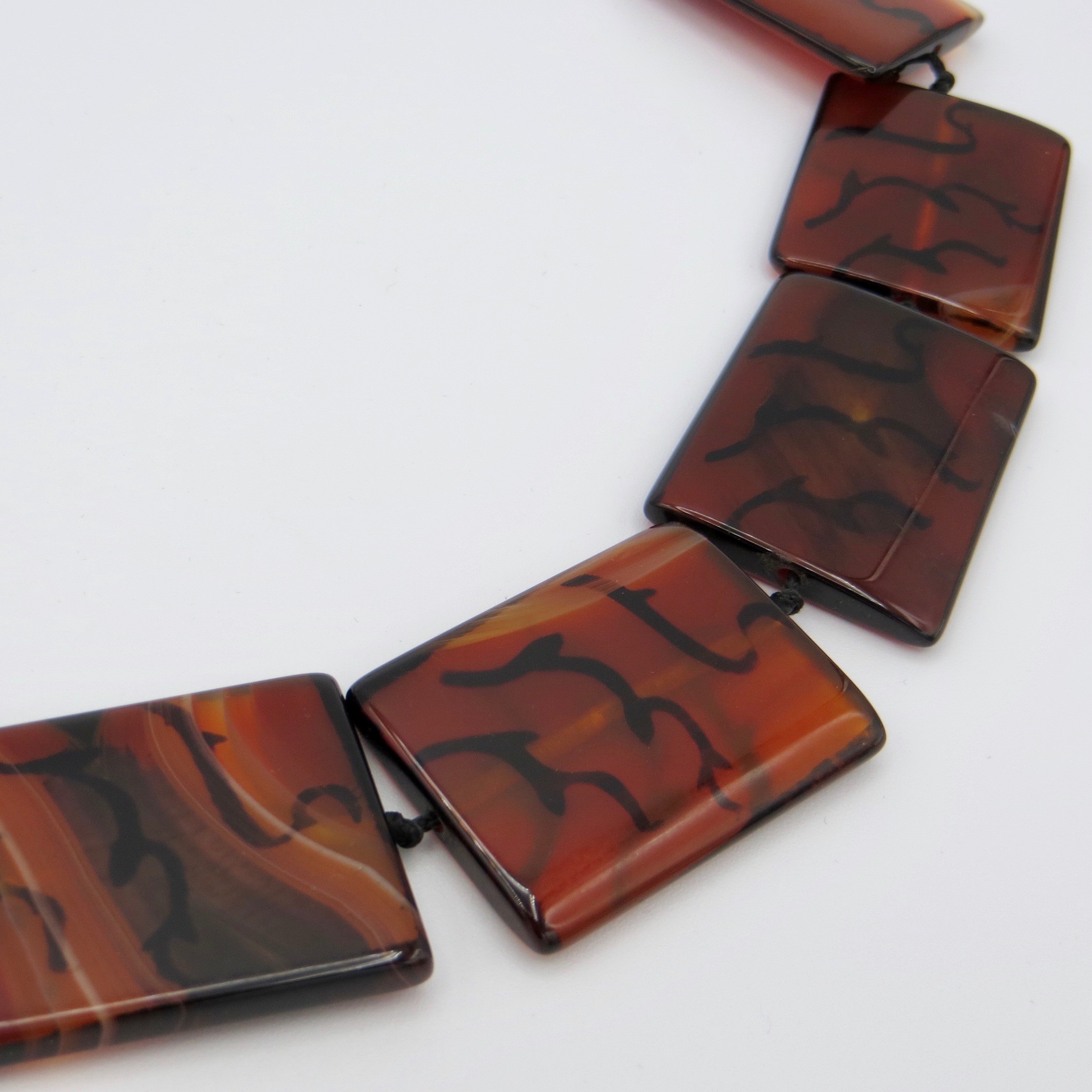 Glass Rectangle Necklace