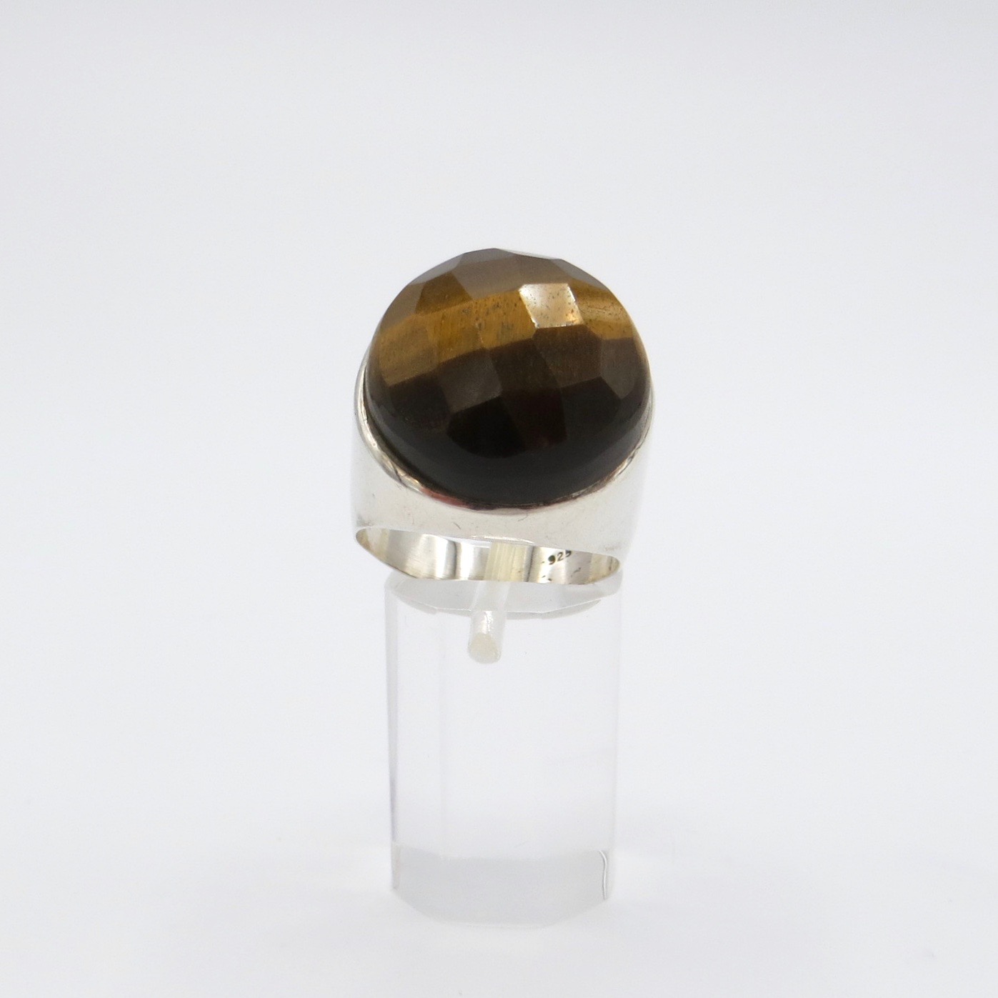 Silver & Tiger's Eye Ring