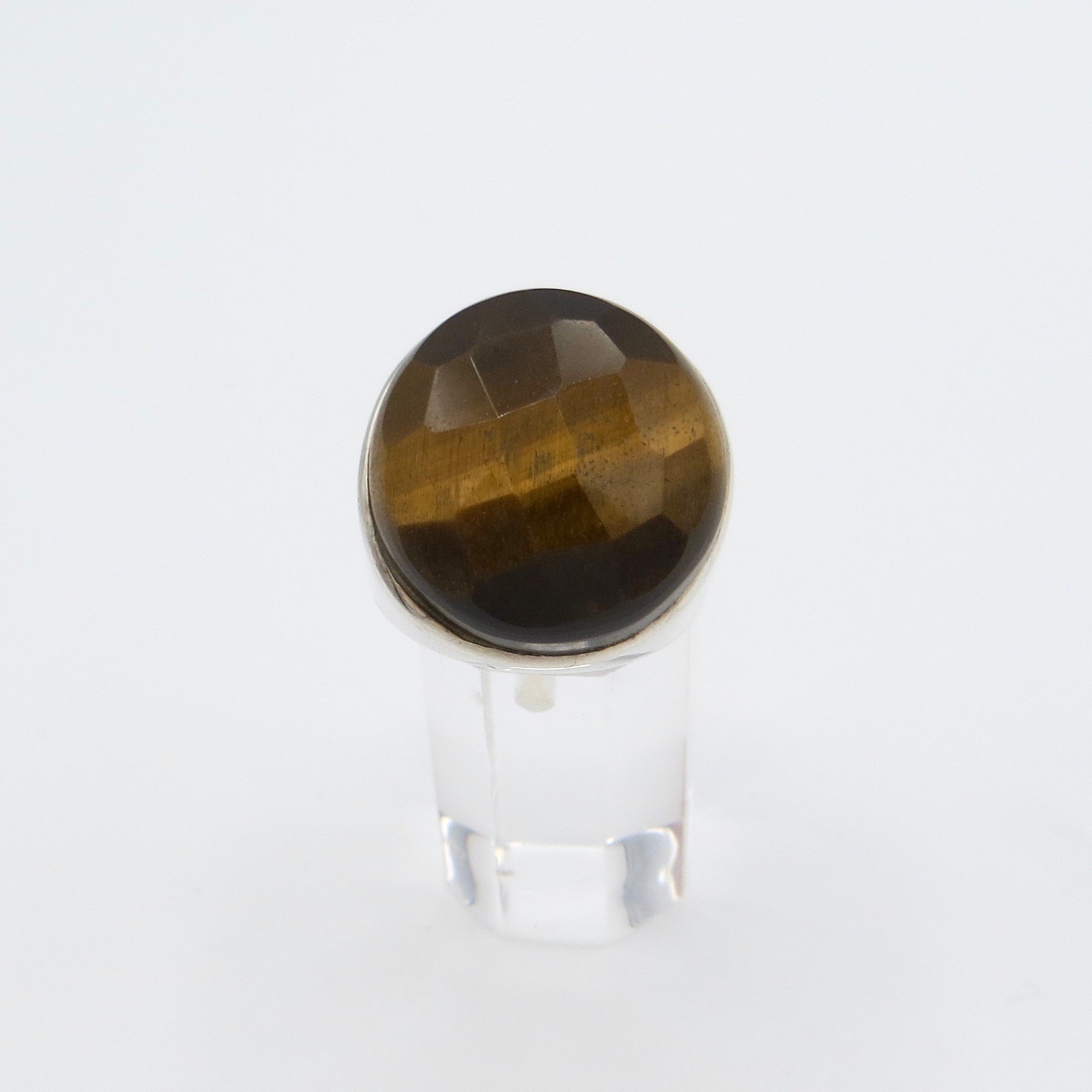 Silver & Tiger's Eye Ring