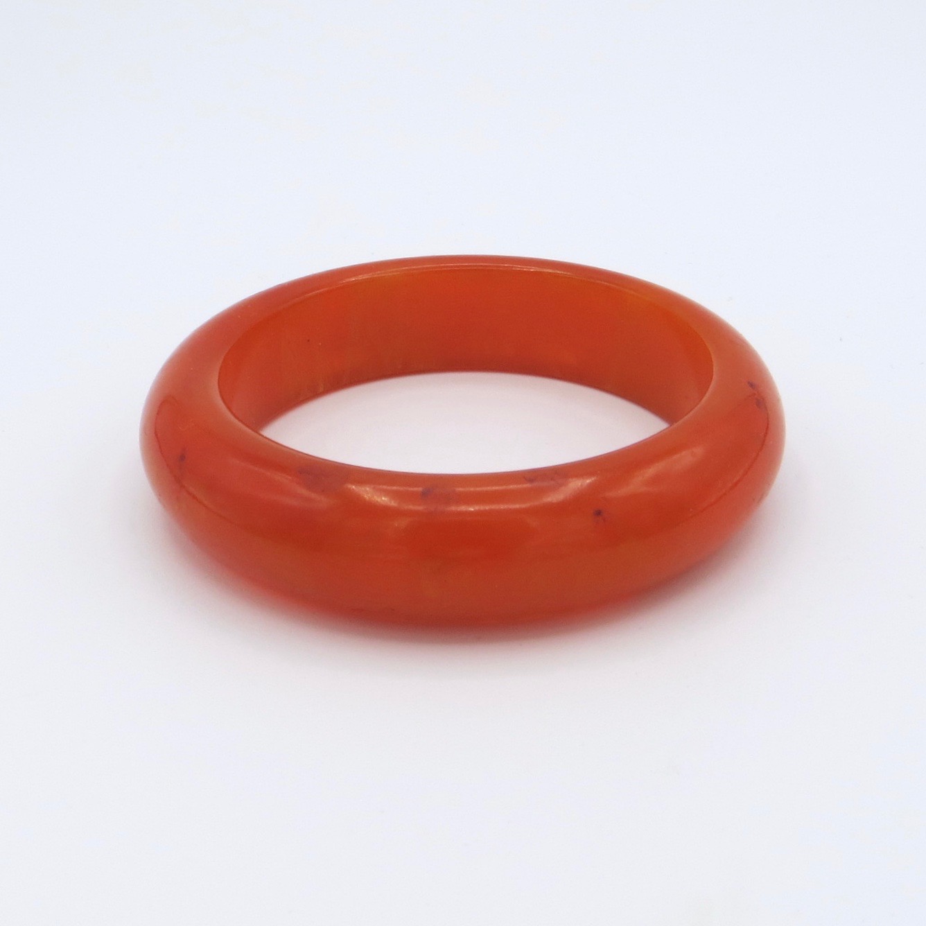 Orange Bakelite Bracelet