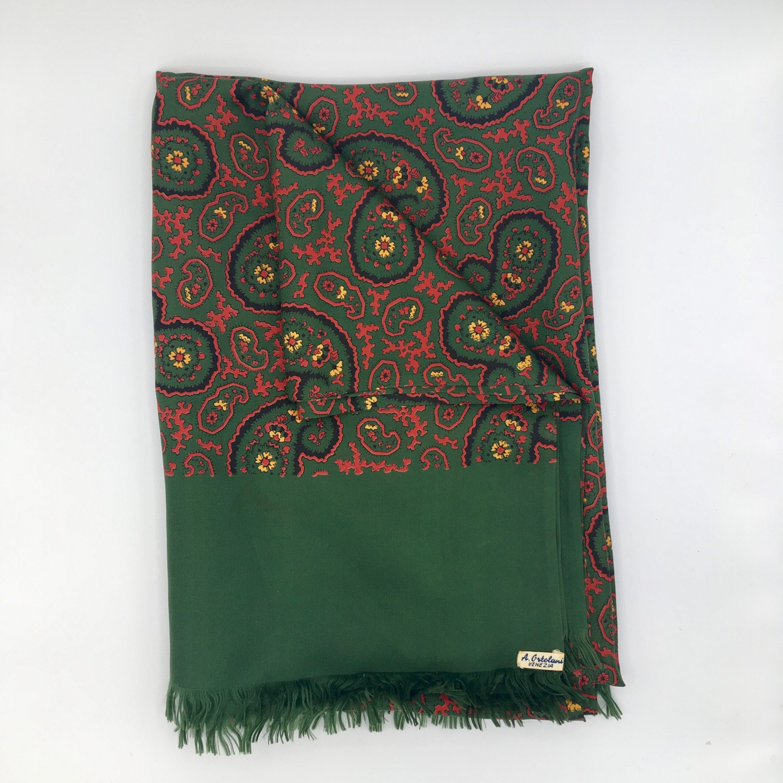 Paisley Italian Silk Scarf
