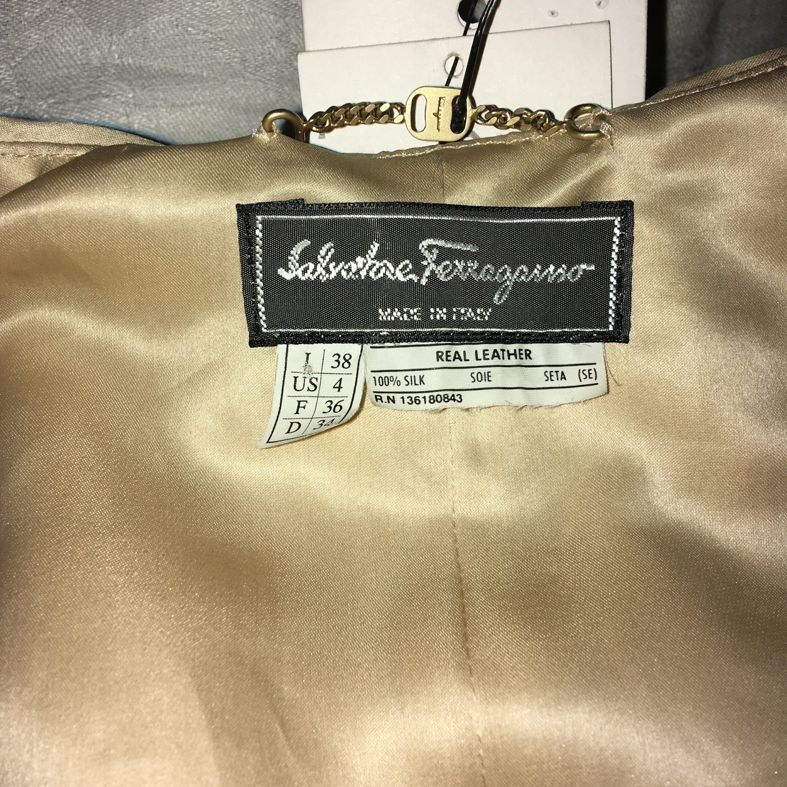 Ferragamo Leather Jacket