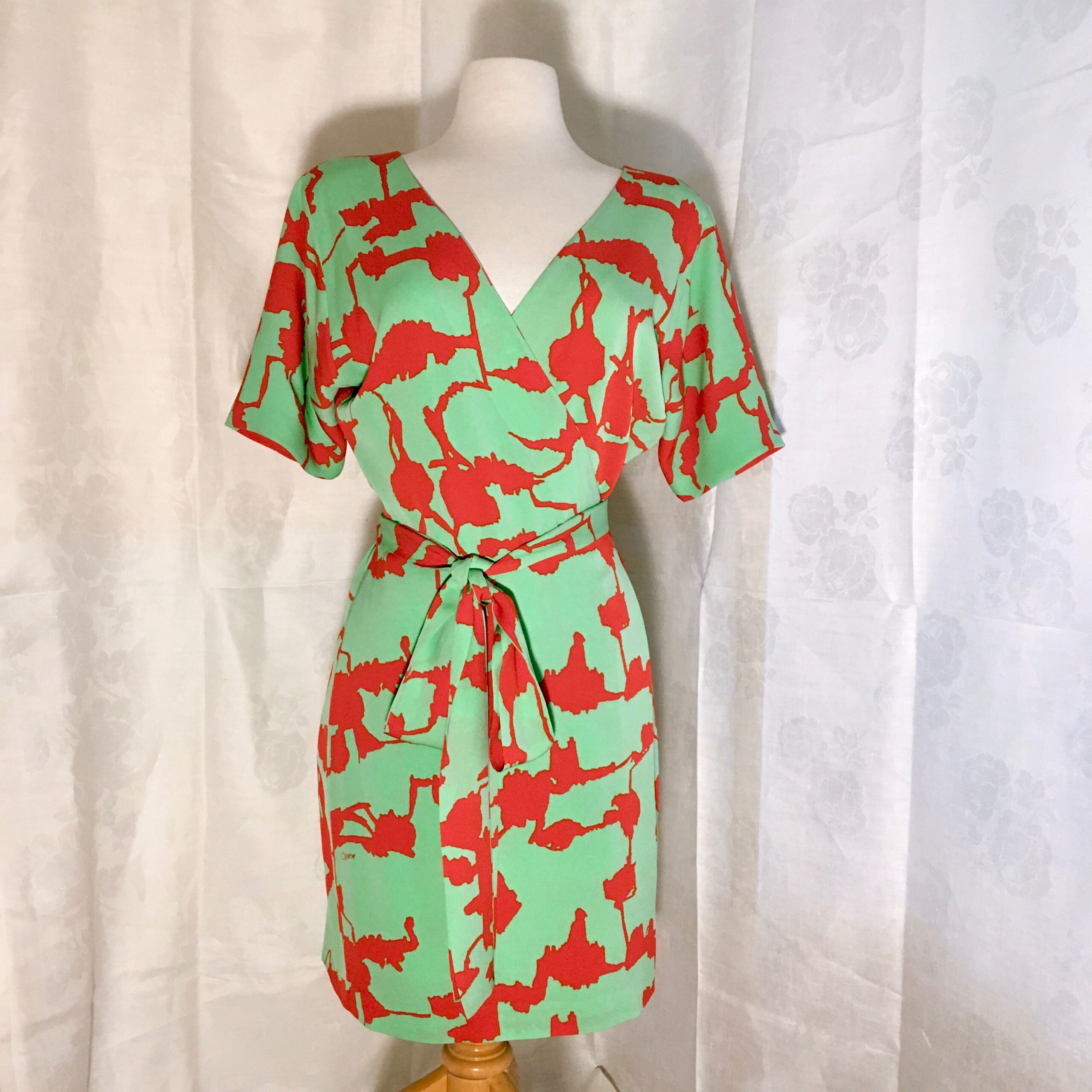 Diane Von Furstenberg Silk Wrap Dress ...