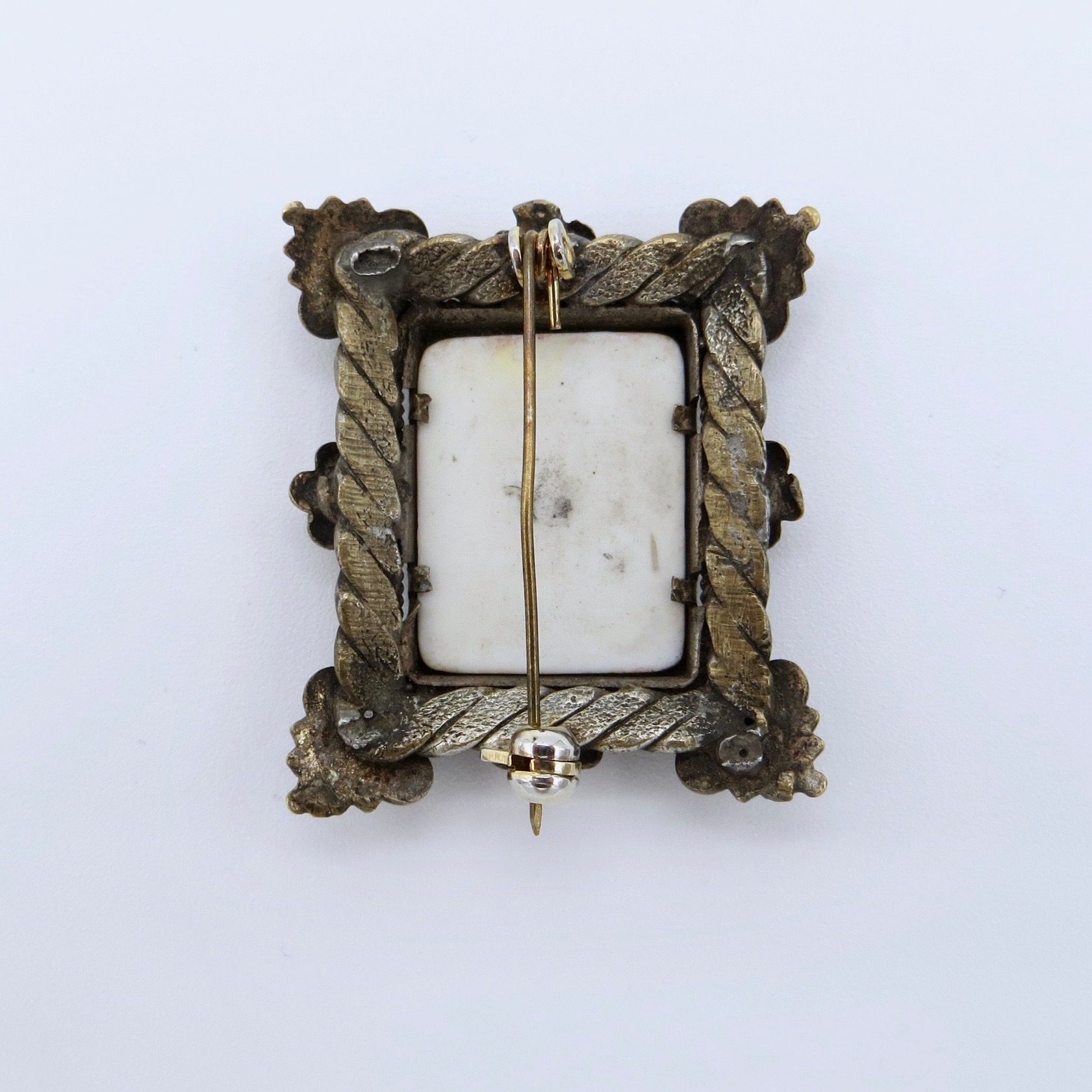 Porcelain Panel Brooch