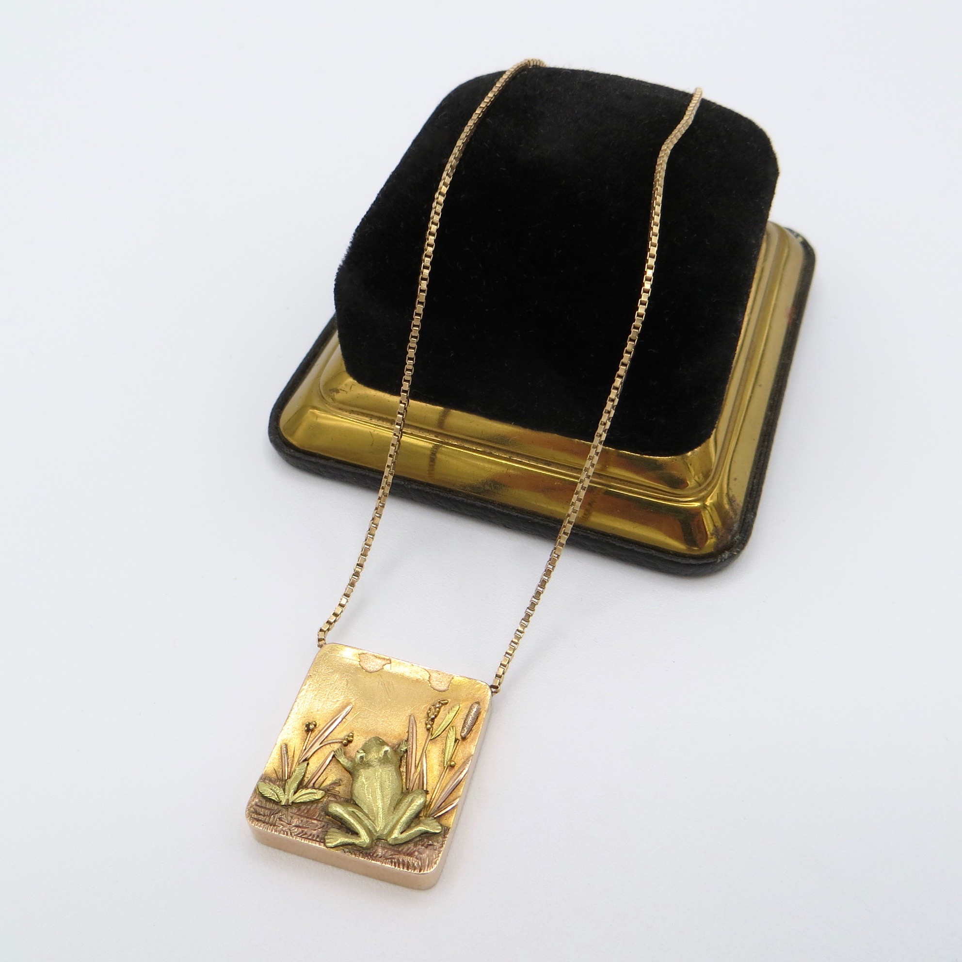 Gold Frog Necklace