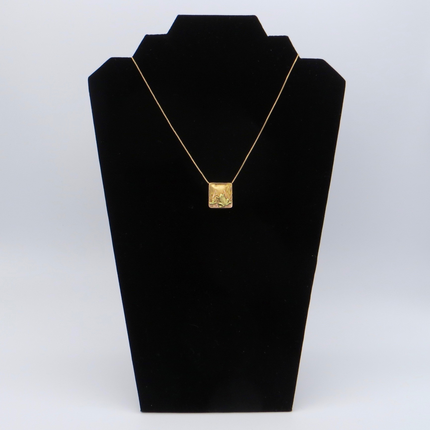 Gold Frog Necklace