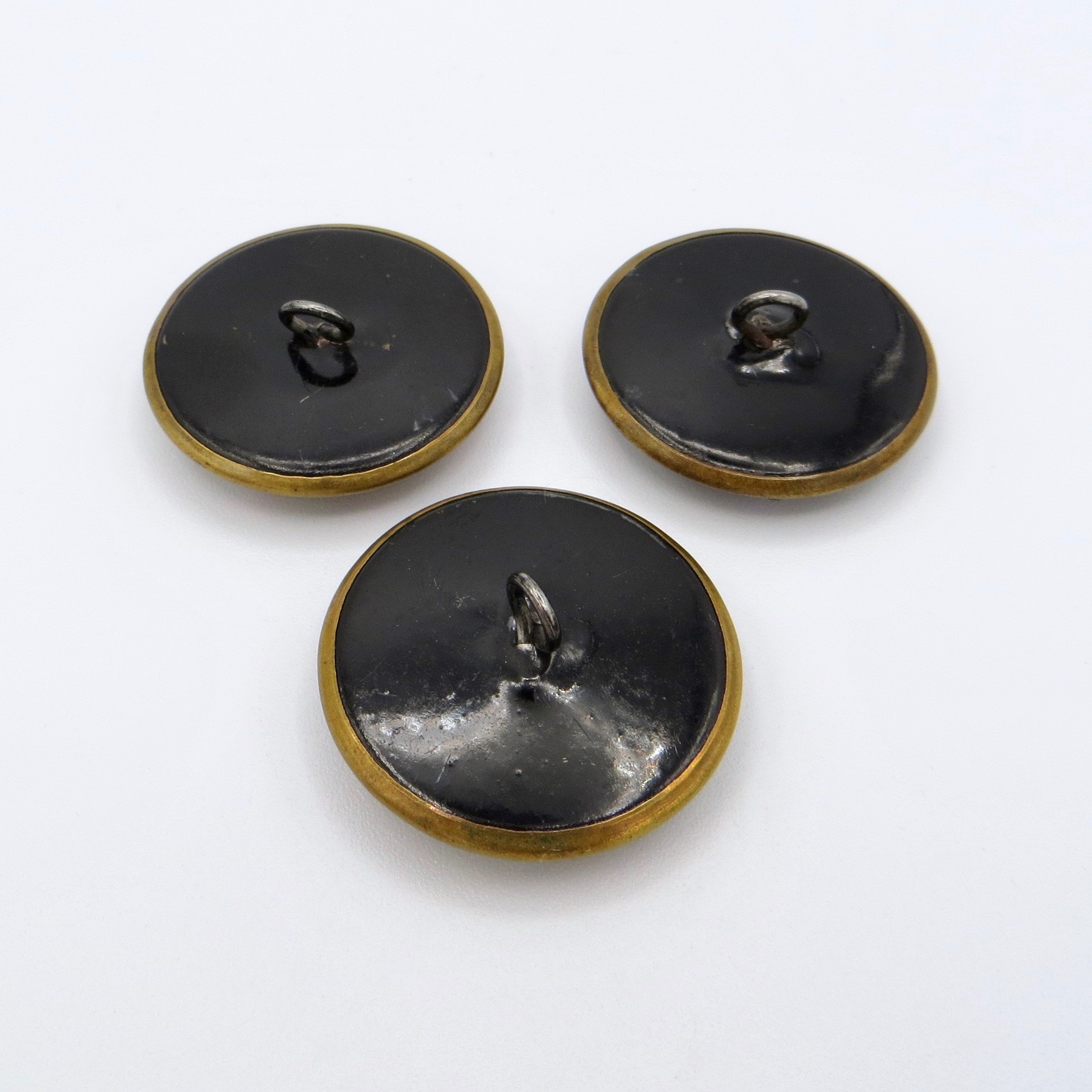 Three Rhinestone Buttons