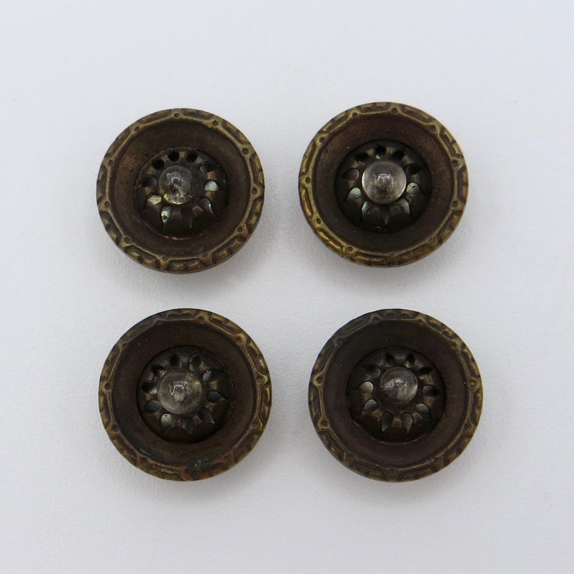 Brass & Glass Buttons