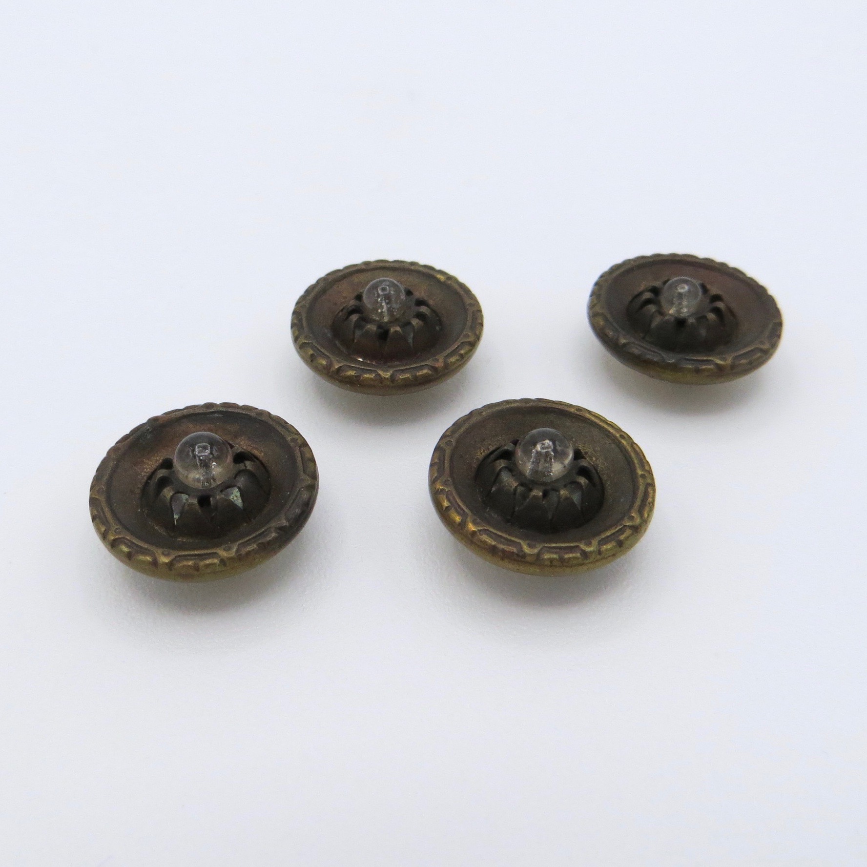 Brass & Glass Buttons