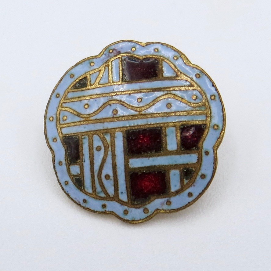 French Enamel Button