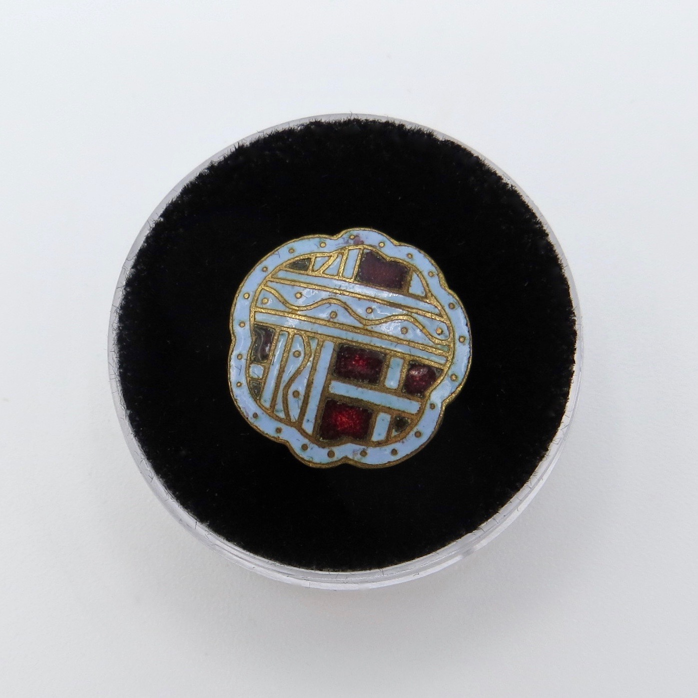 French Enamel Button