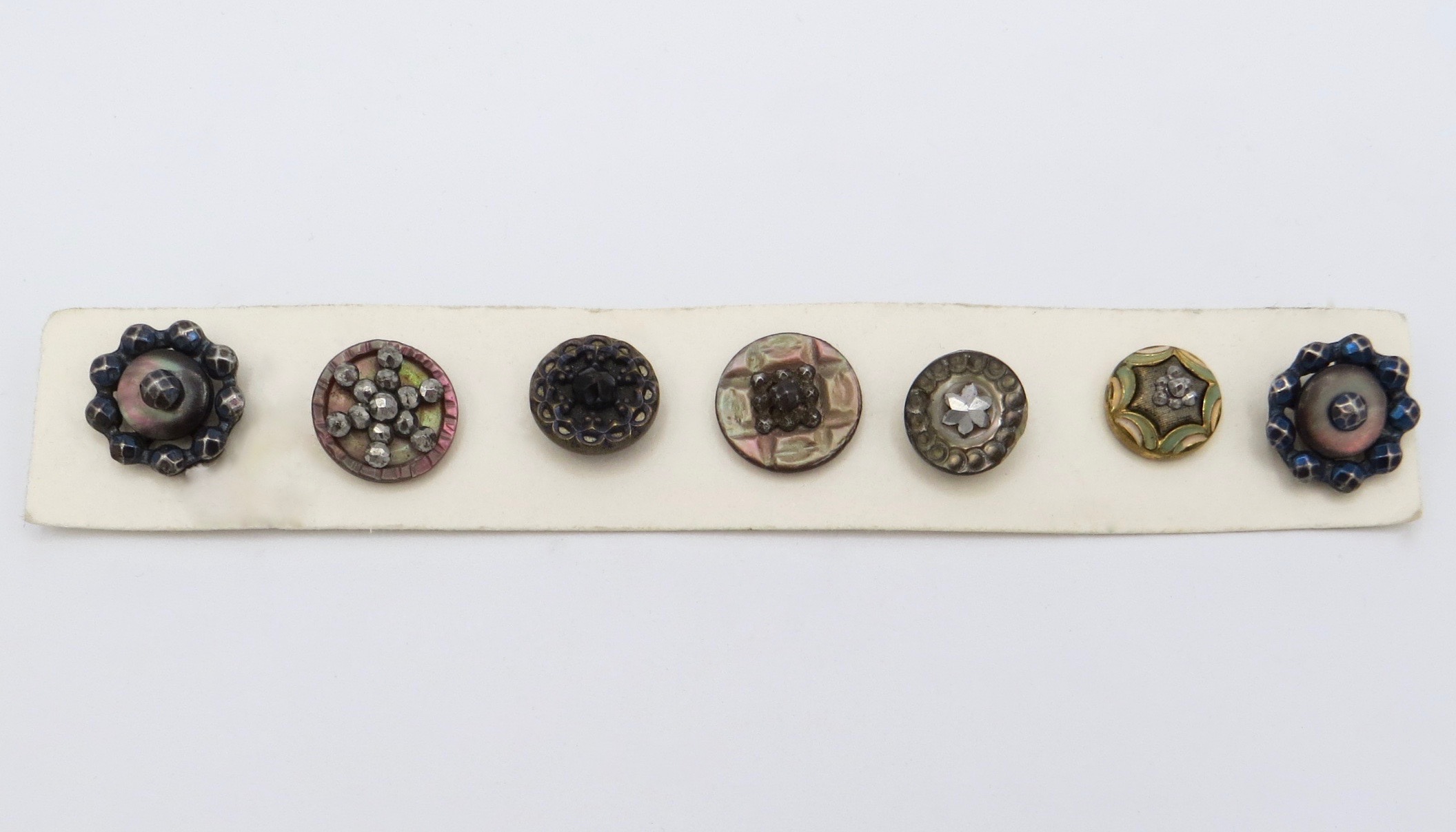 Eight Assorted Victorian Buttons