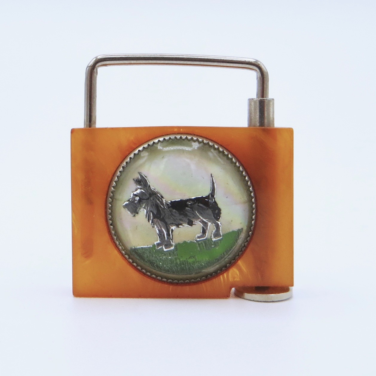 Bakelite Lock/Keychain