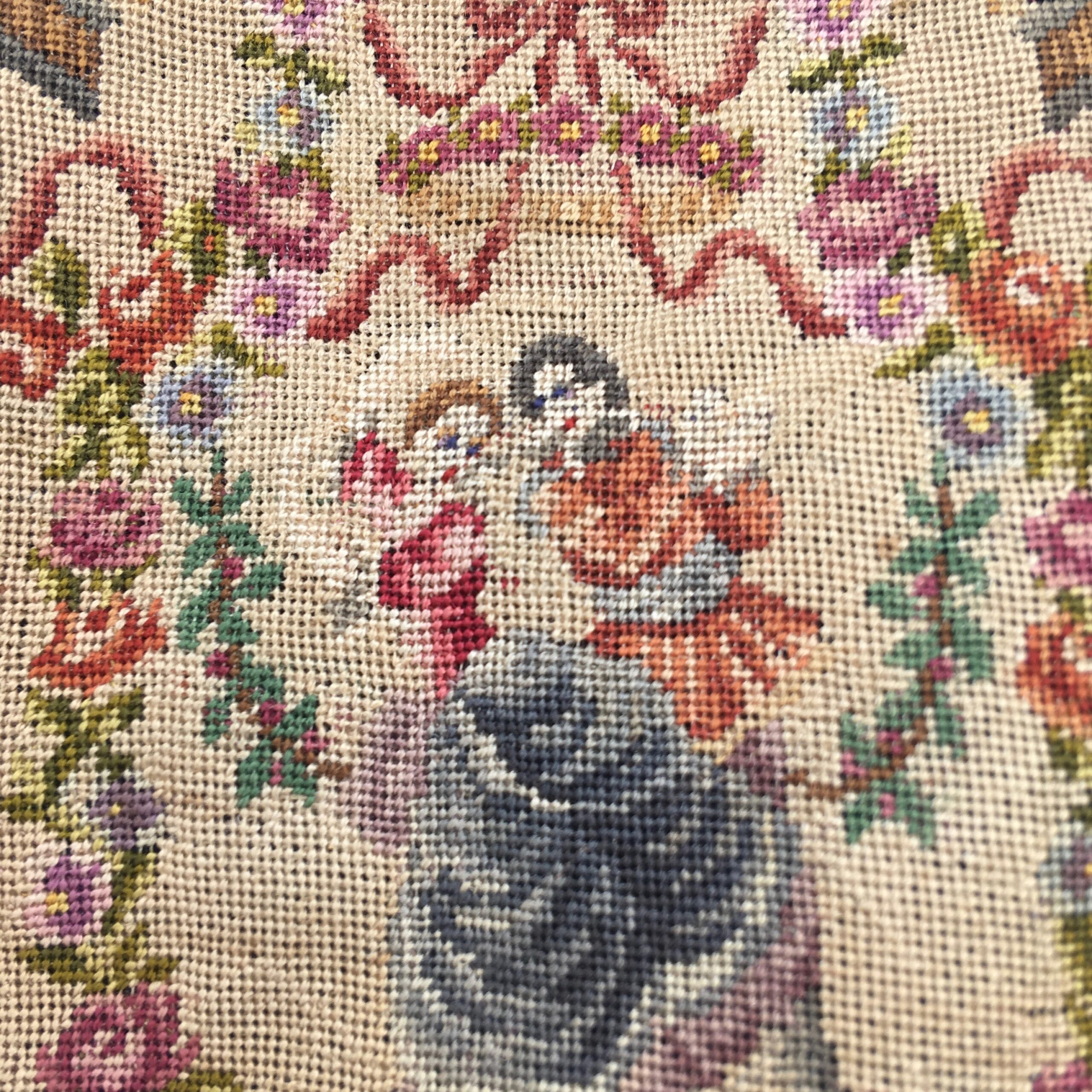 Early 20th Century Needlepoint Purse