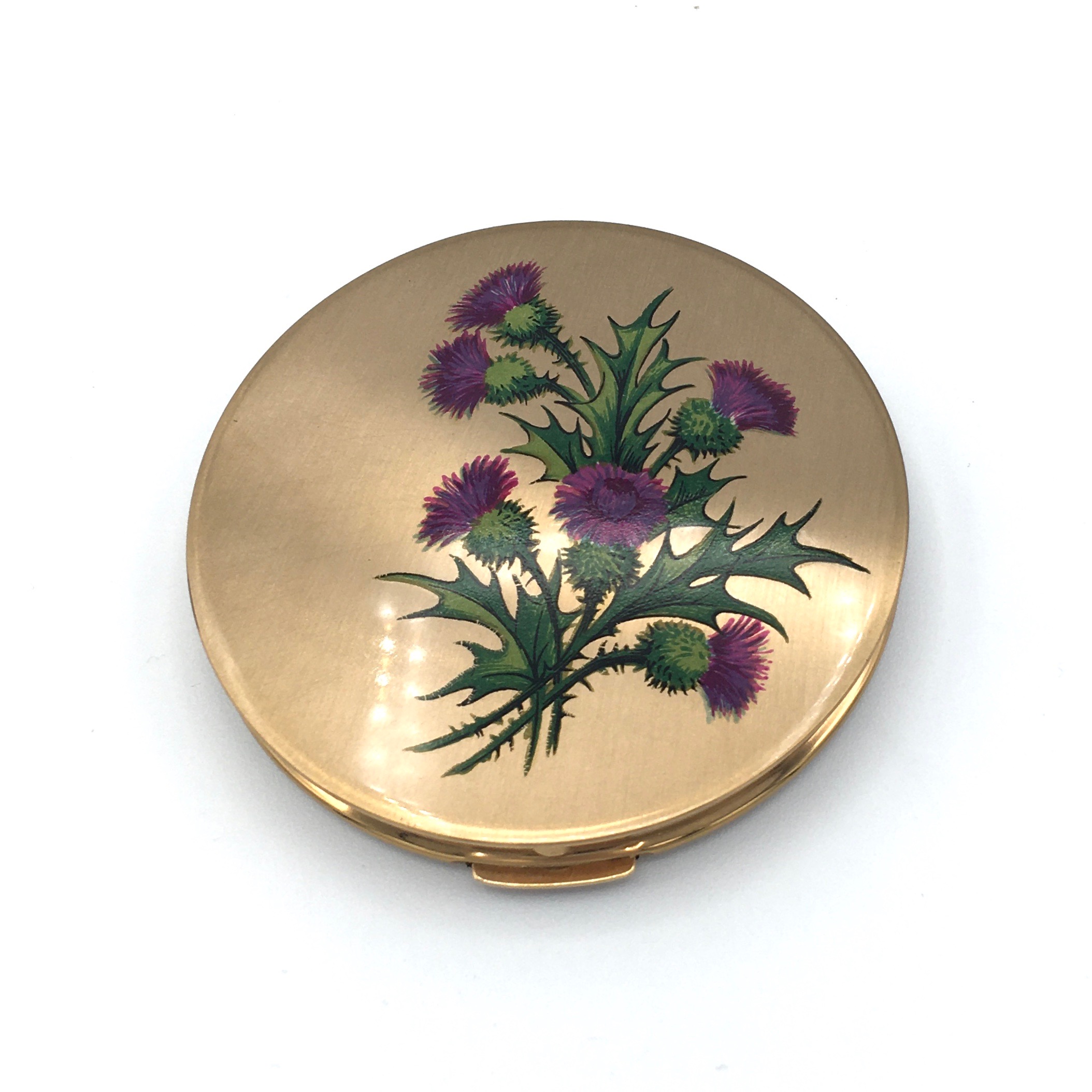 Stratton Compact with Thistle Design