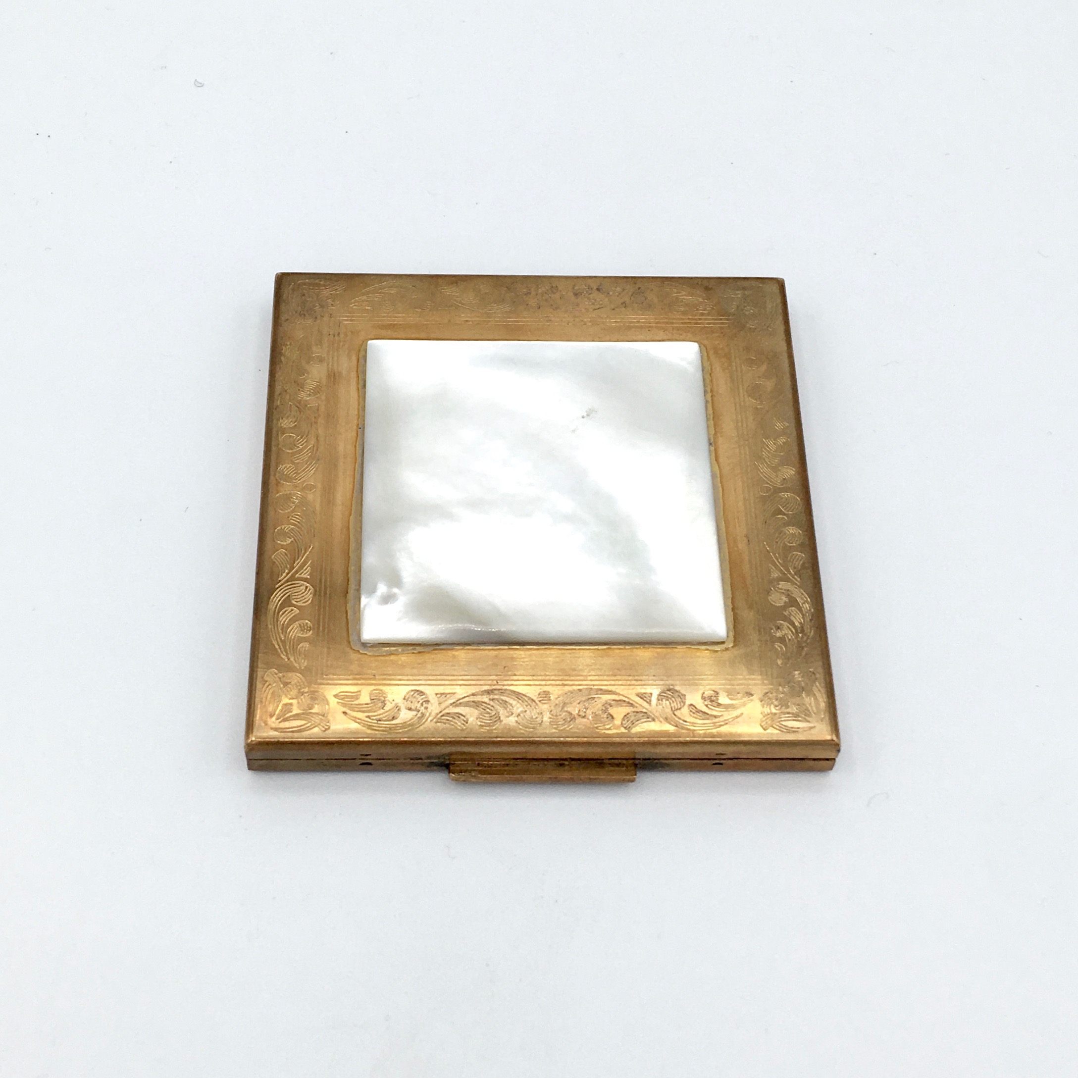 Square Mother of Pearl Compact