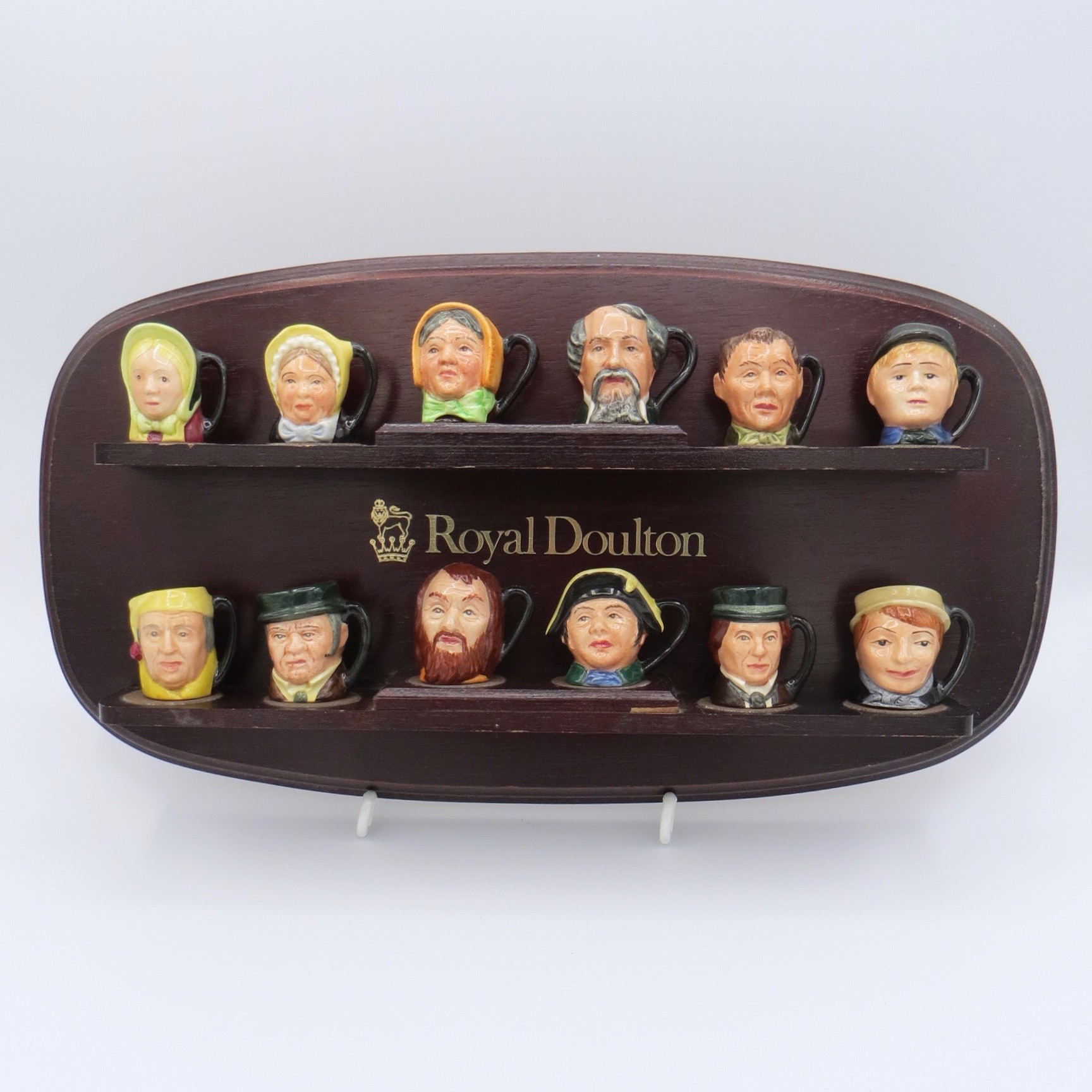 Charles Dickens Mini Character Mugs + Wall Plaque