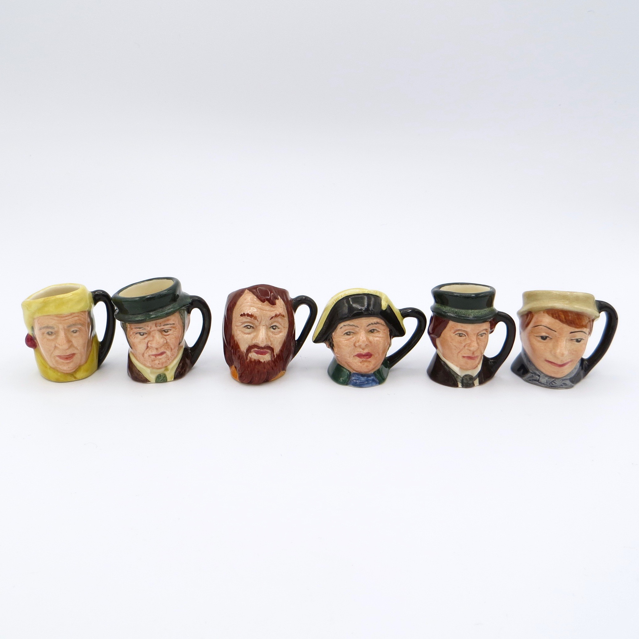 Charles Dickens Mini Character Mugs + Wall Plaque