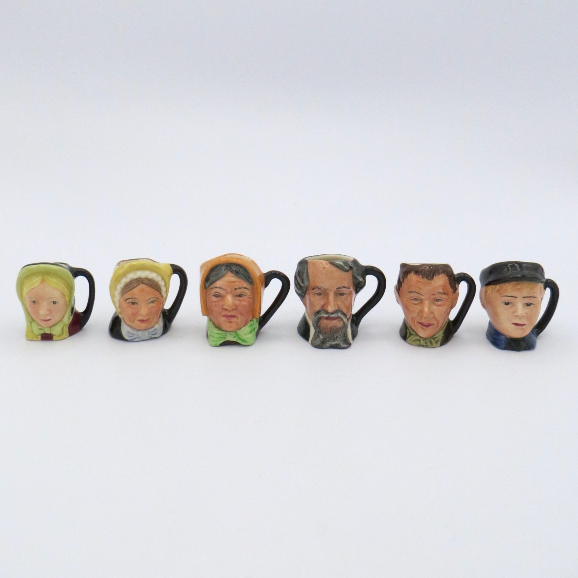 Charles Dickens Mini Character Mugs + Wall Plaque
