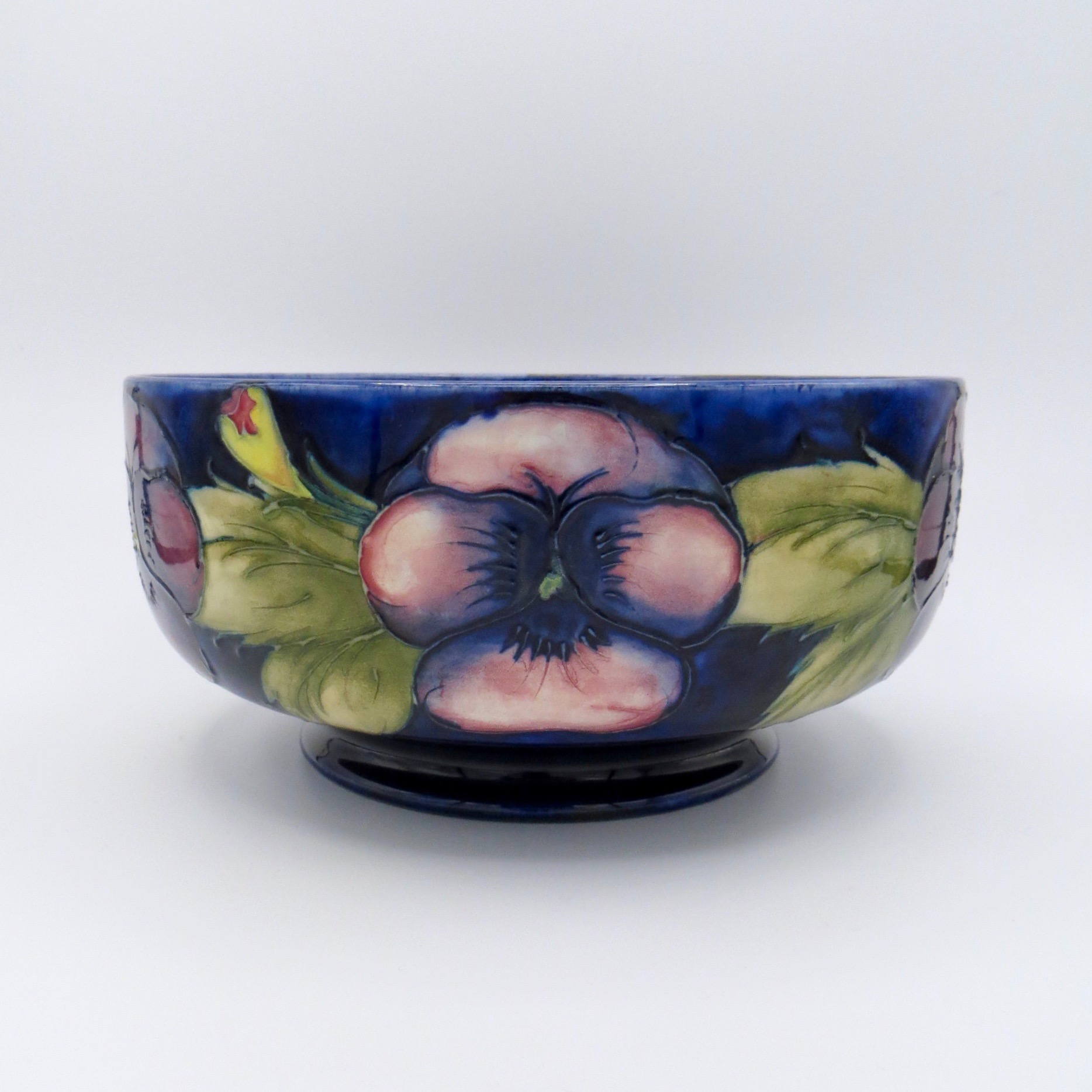 Moorcroft Pansy Bowl