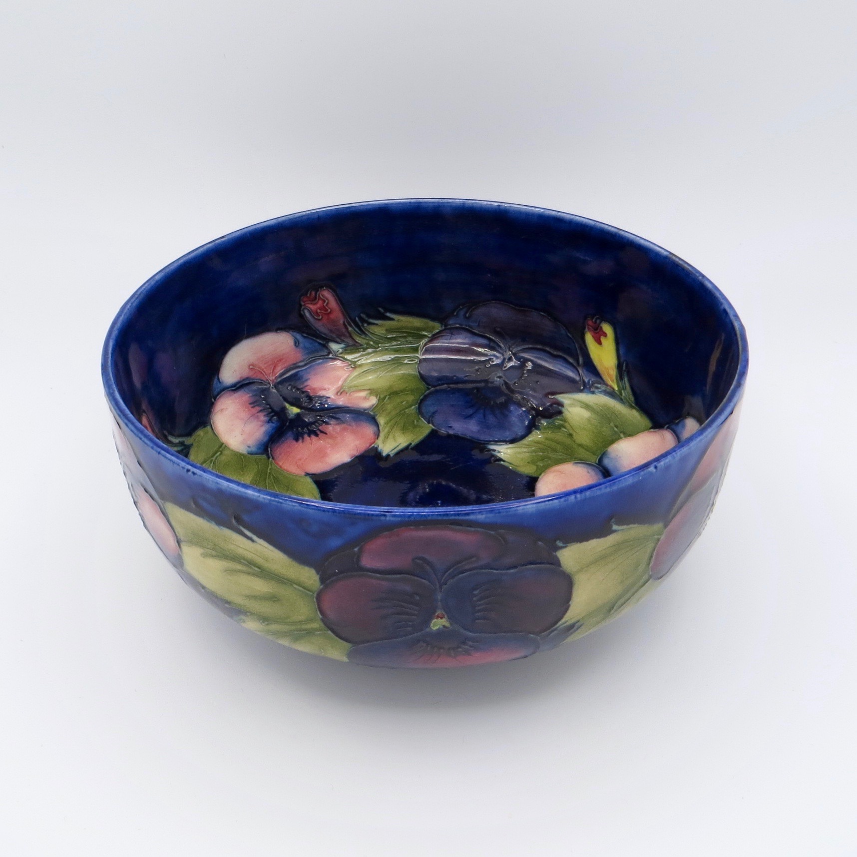 Moorcroft Pansy Bowl