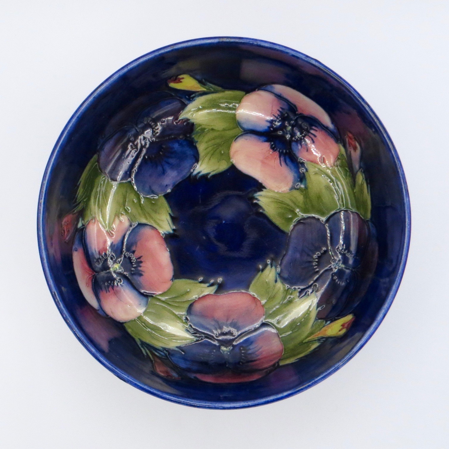 Moorcroft Pansy Bowl