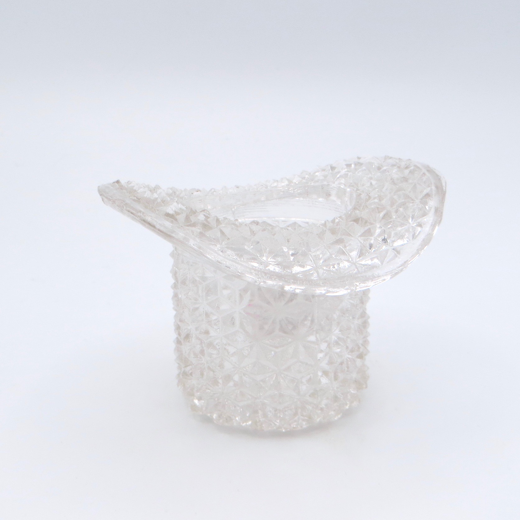 Victorian Pressed Glass Hat