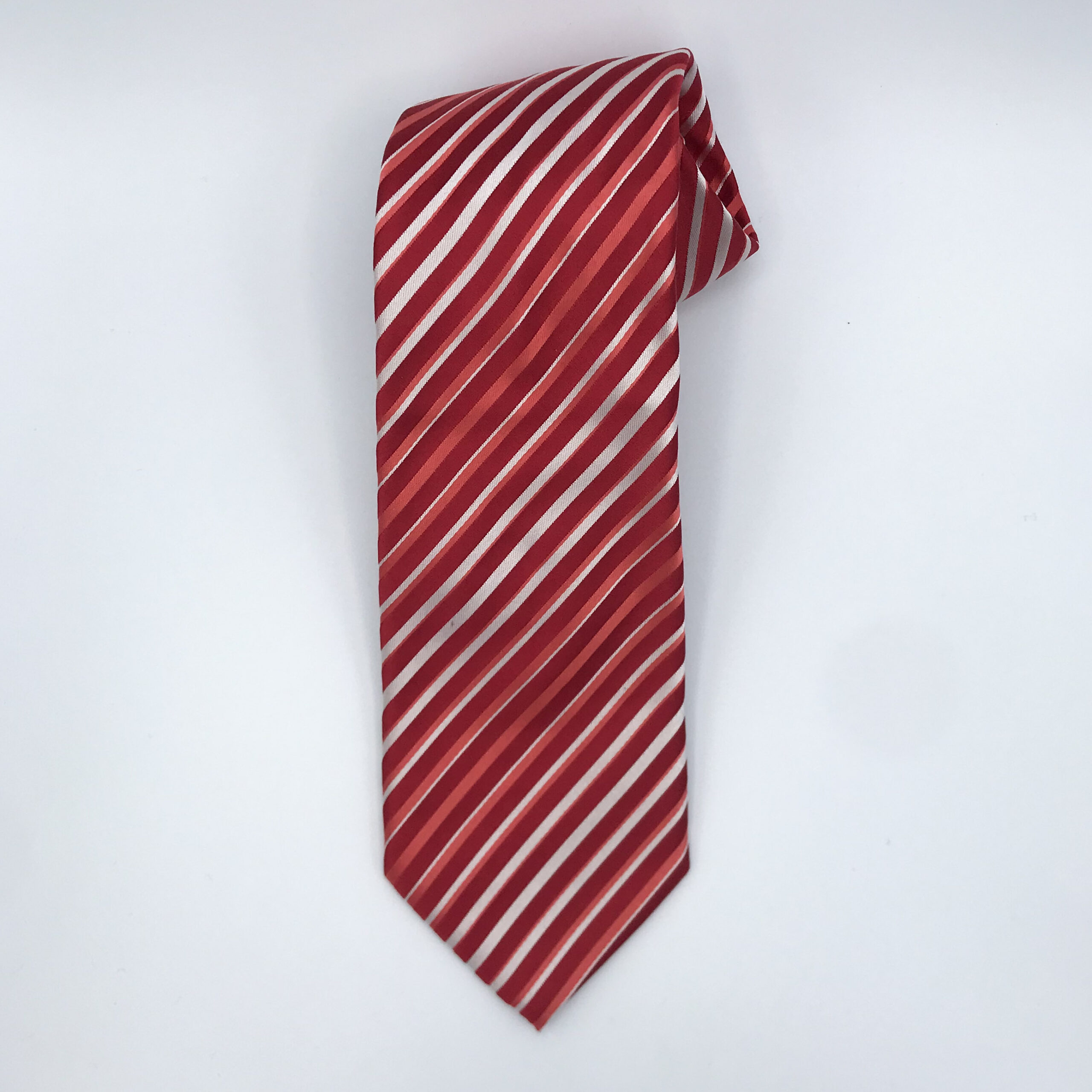 Hugo Boss Red Stripe Tie