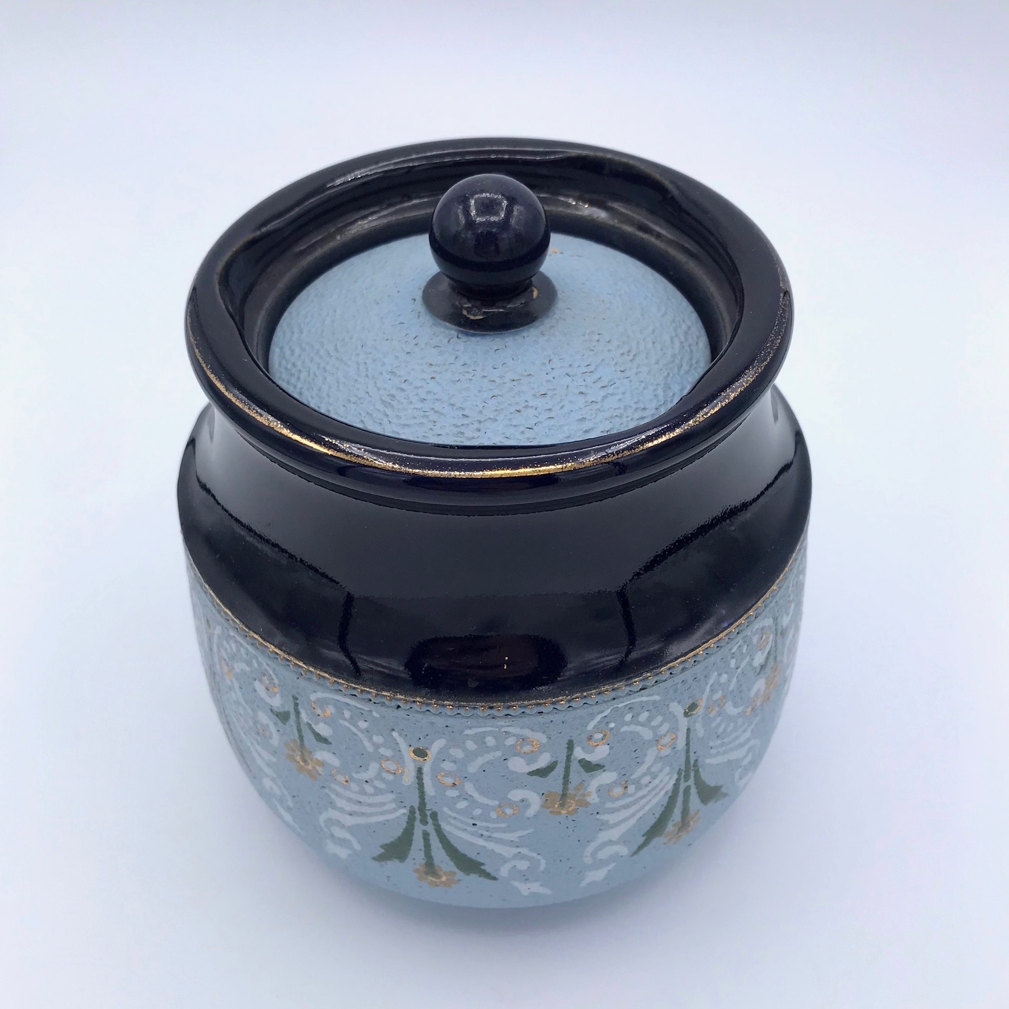 Floral Tobacco Jar