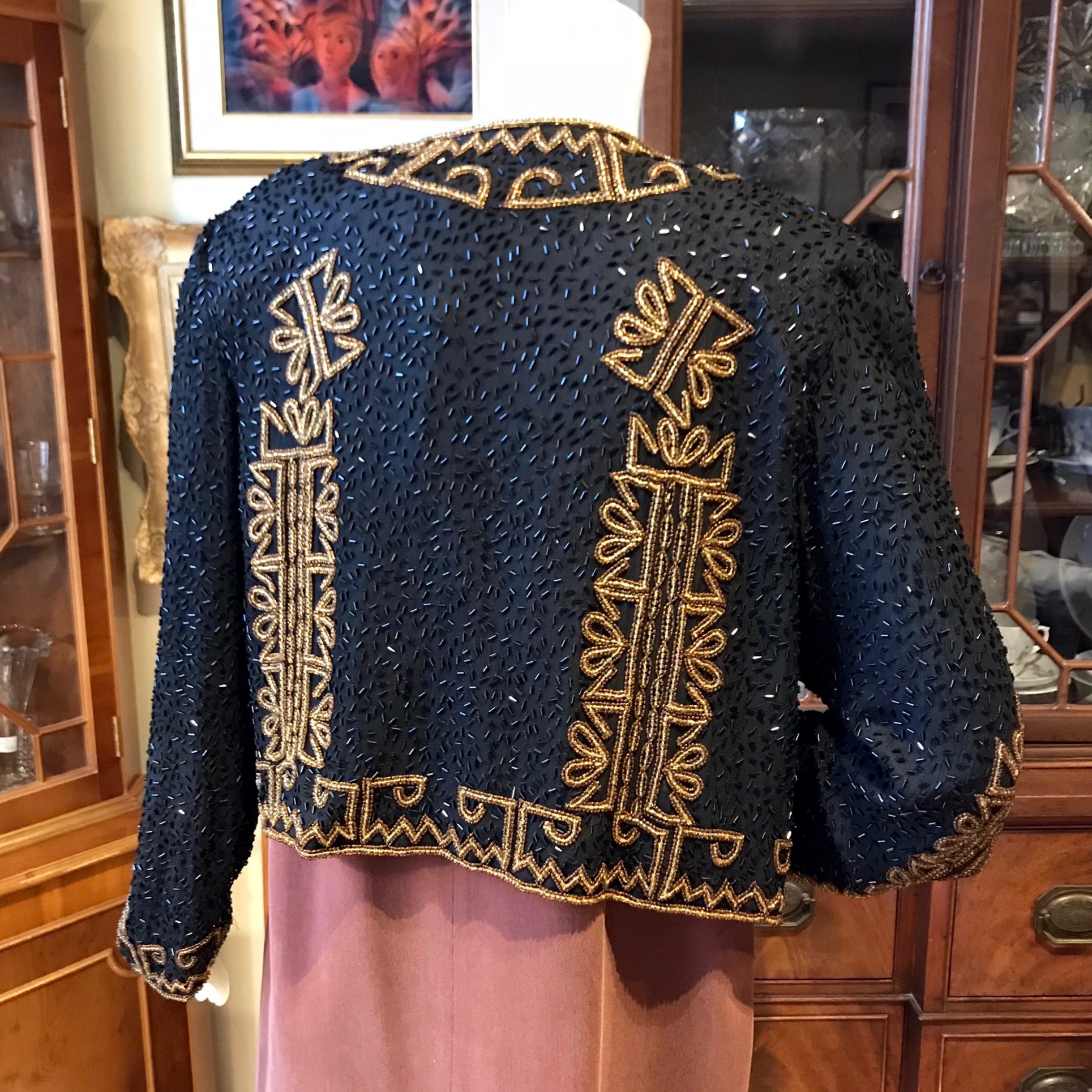 Beaded Silk Jacket