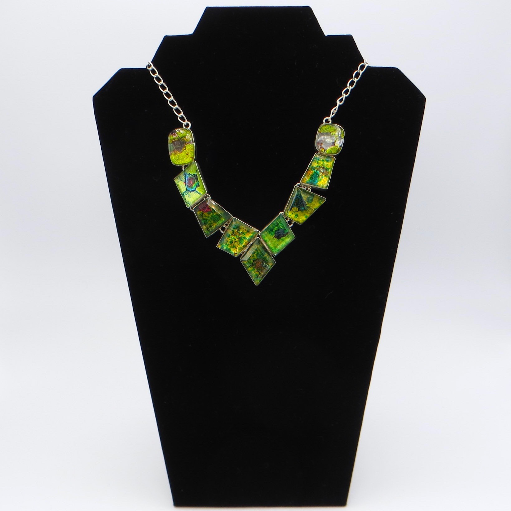 Green Murano Glass Necklace