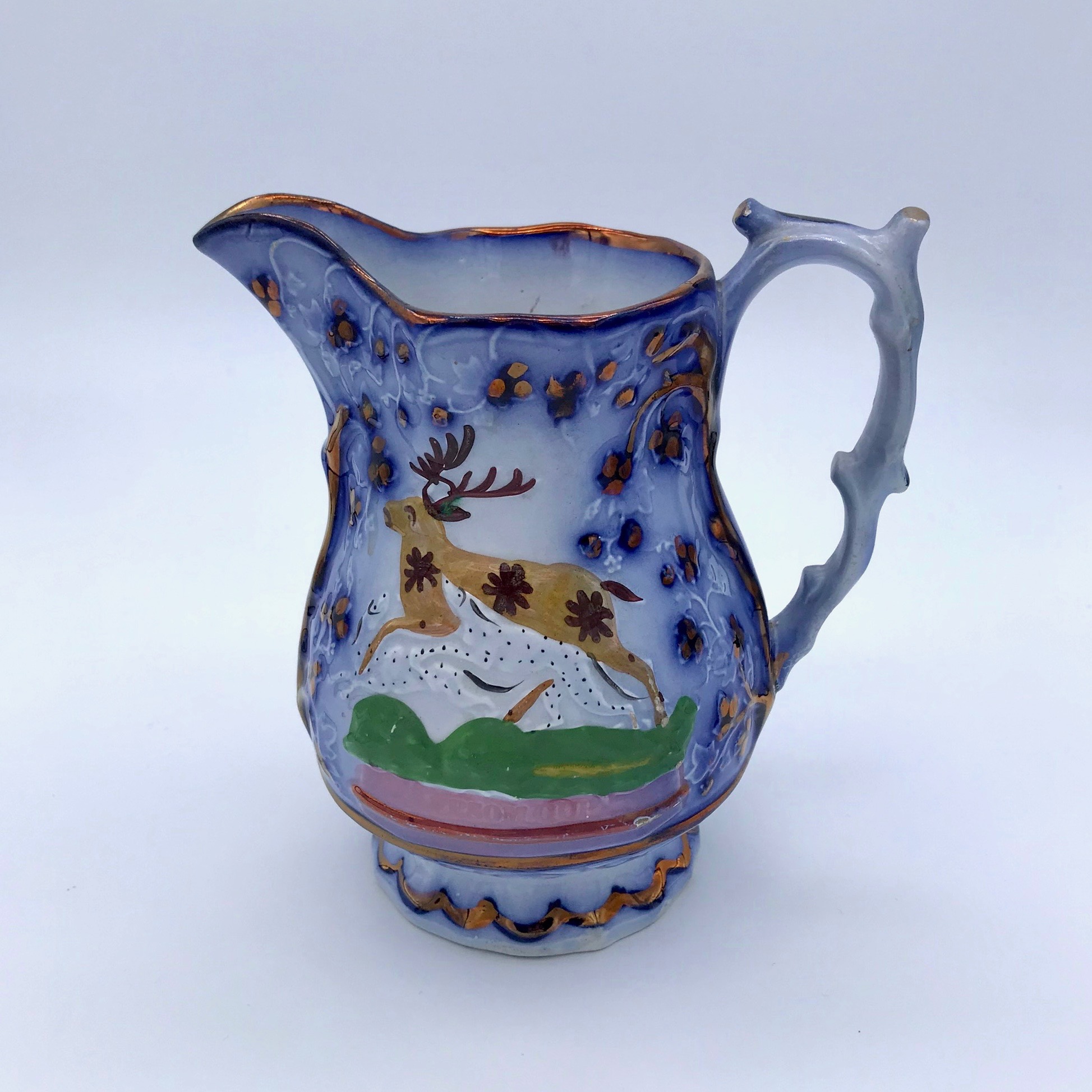 Victorian Flo Blue "Epsom Cup" Jug