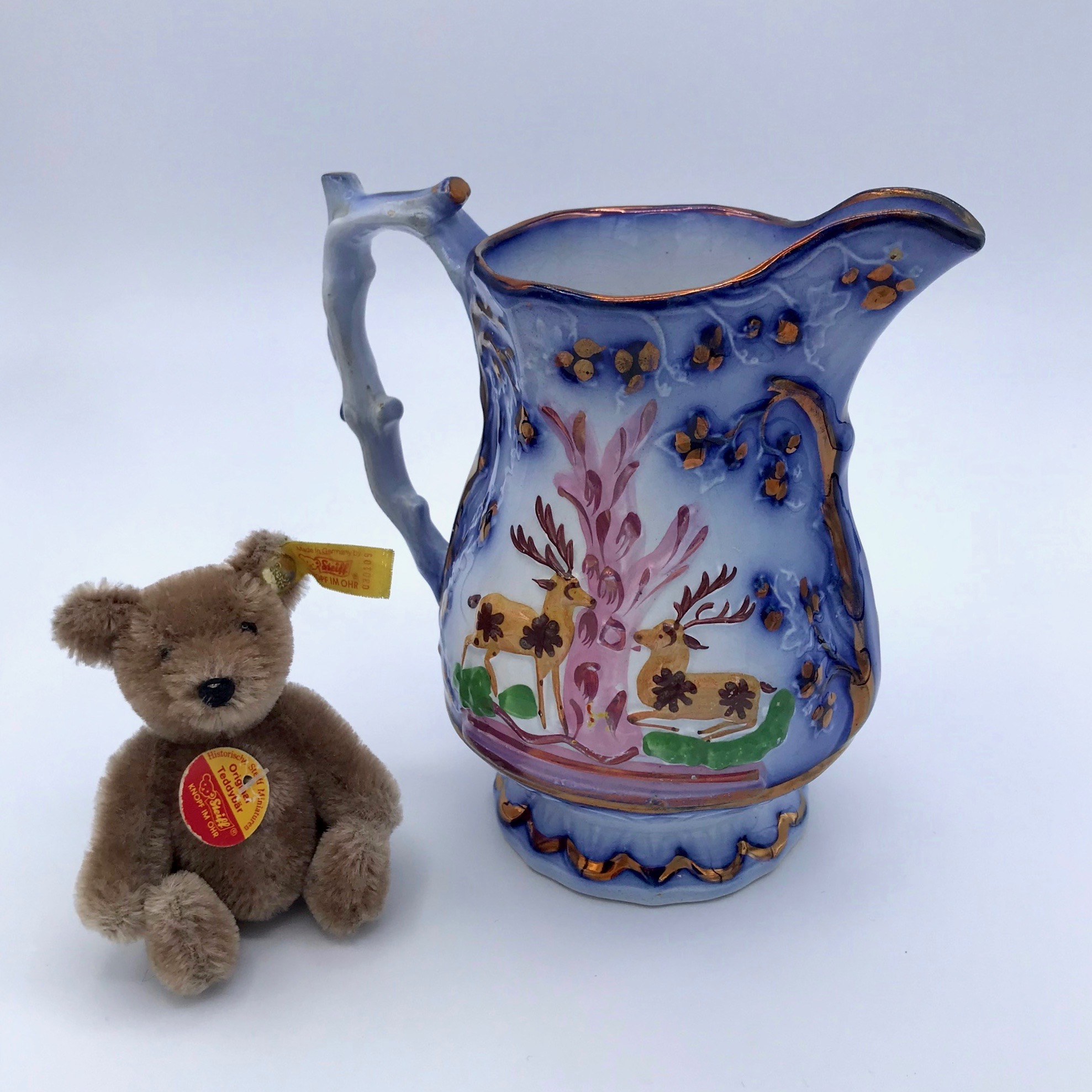 Victorian Flo Blue "Epsom Cup" Jug