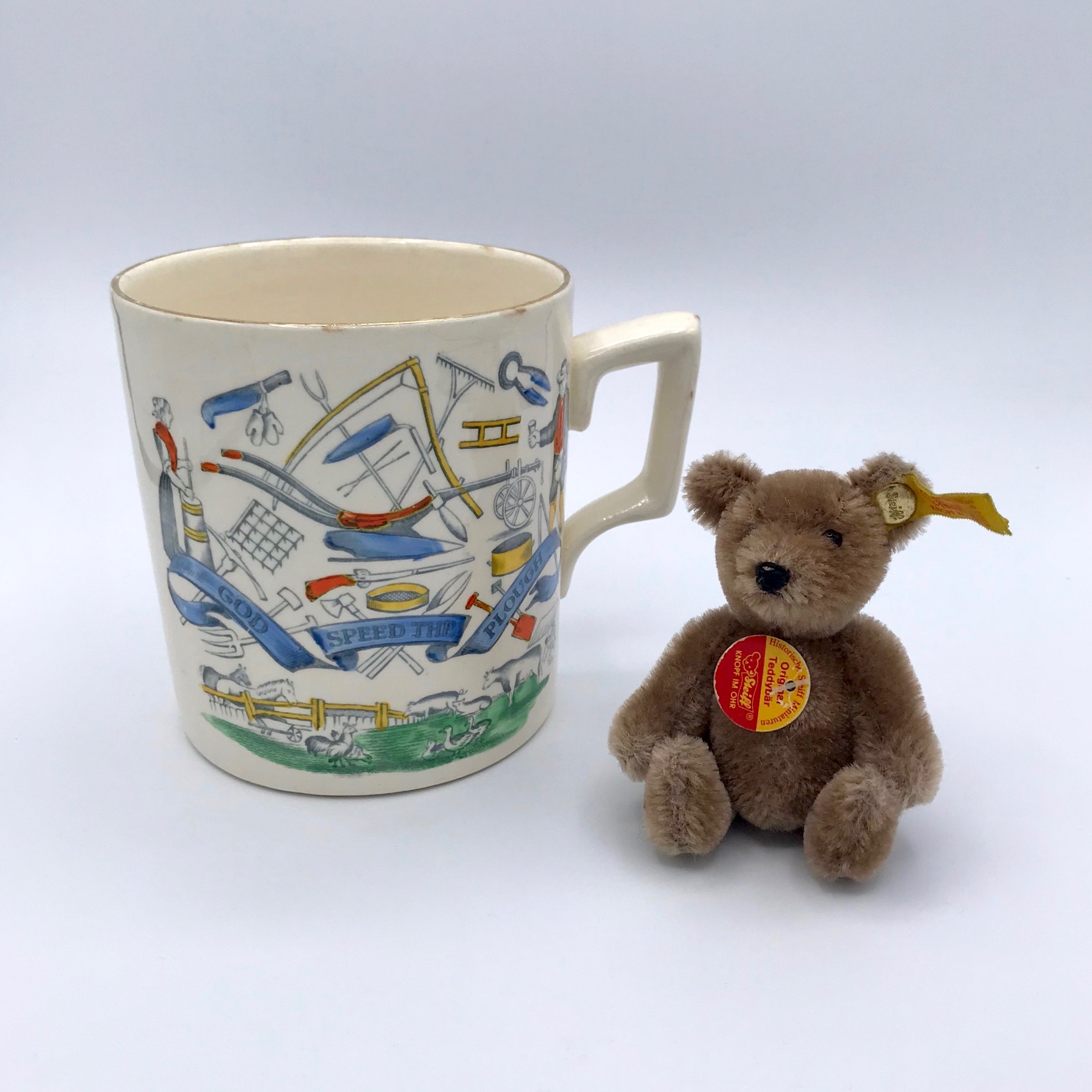 "God Speed the Plow" Vintage Farmer's Mug