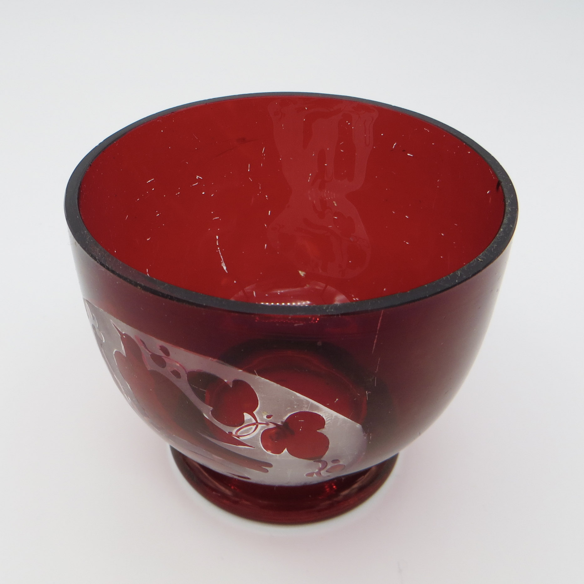 Ruby Lovebirds Candy Dish