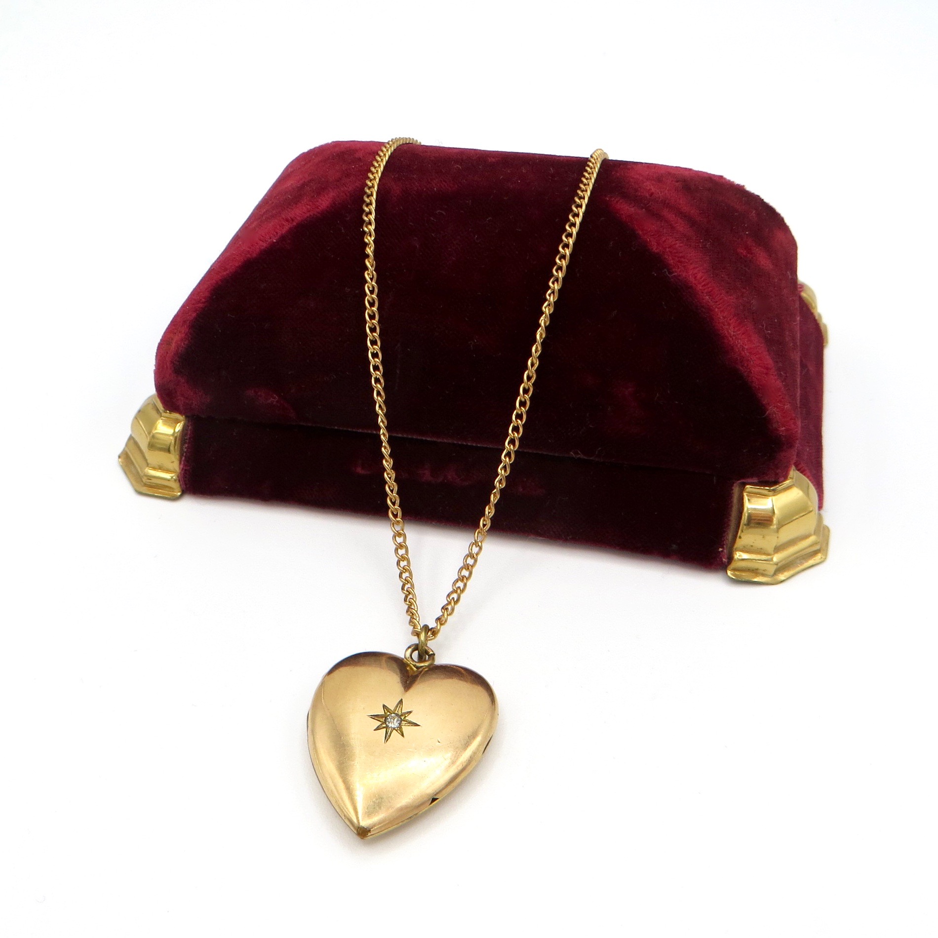 North Star Heart Locket c.1915