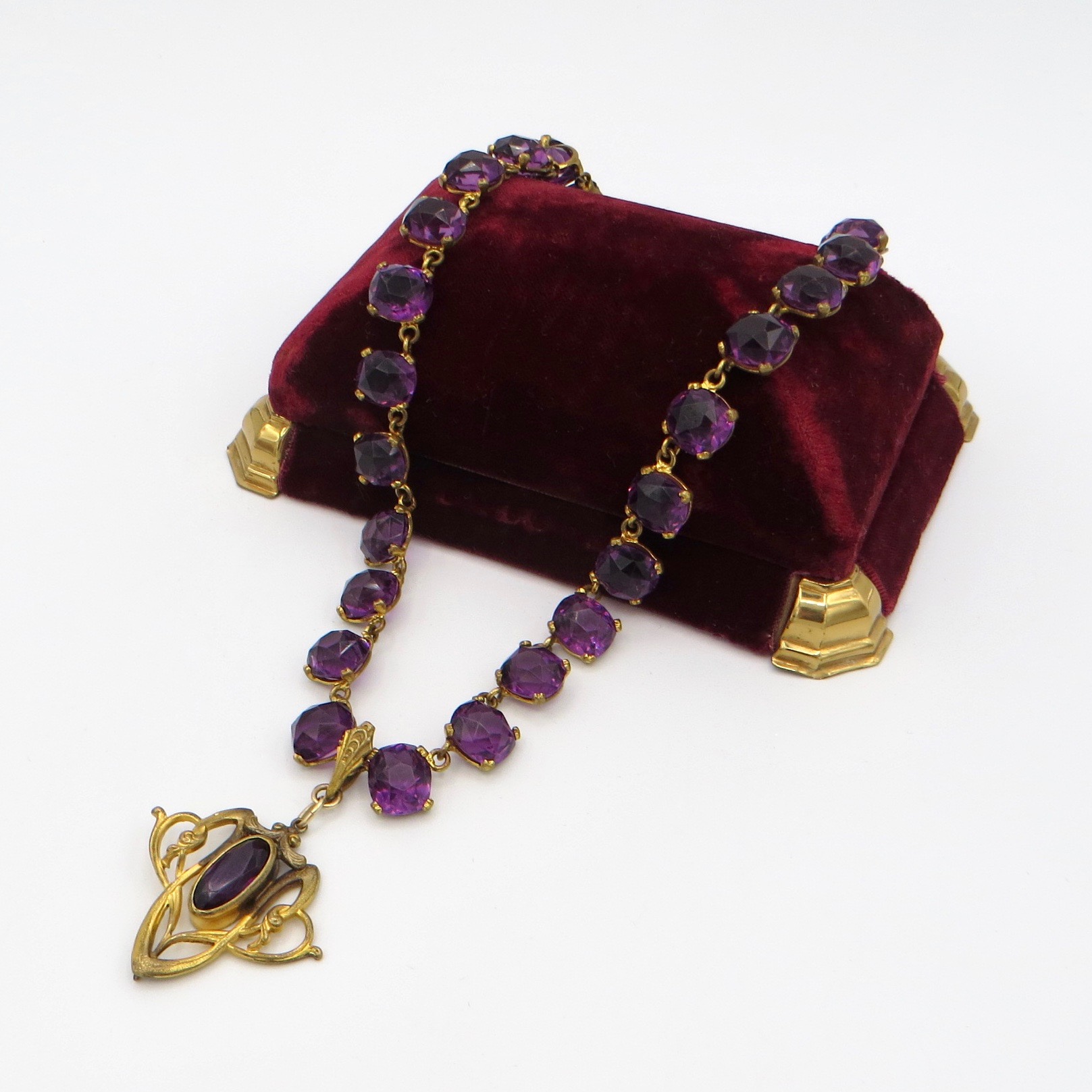 Victorian Glass Necklace