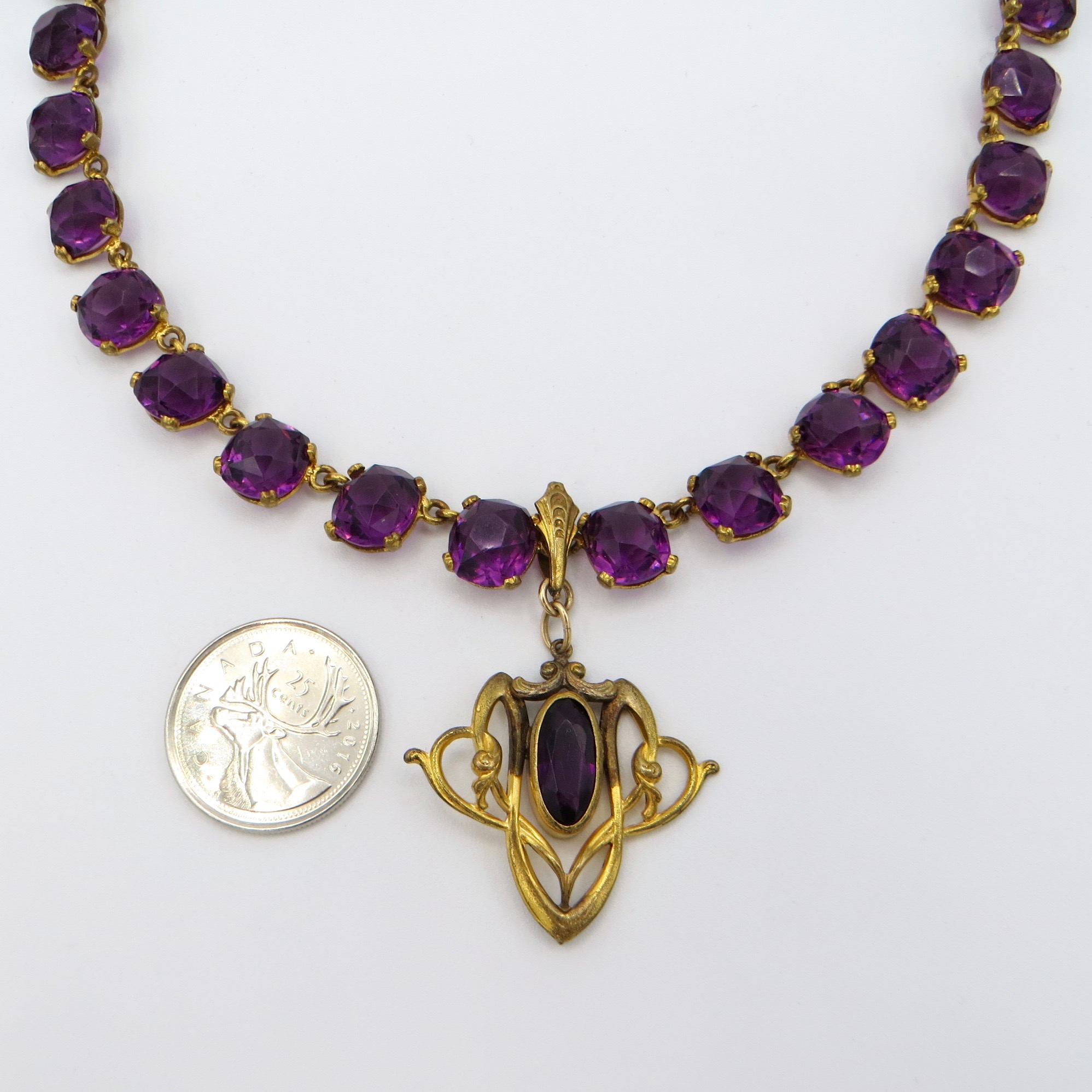 Victorian Glass Necklace